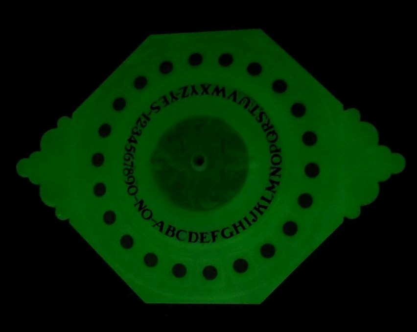 1967 Ka-bala Kabala Board Game Transogram Fortune Tarot Glow In Dark BOARD ONLY