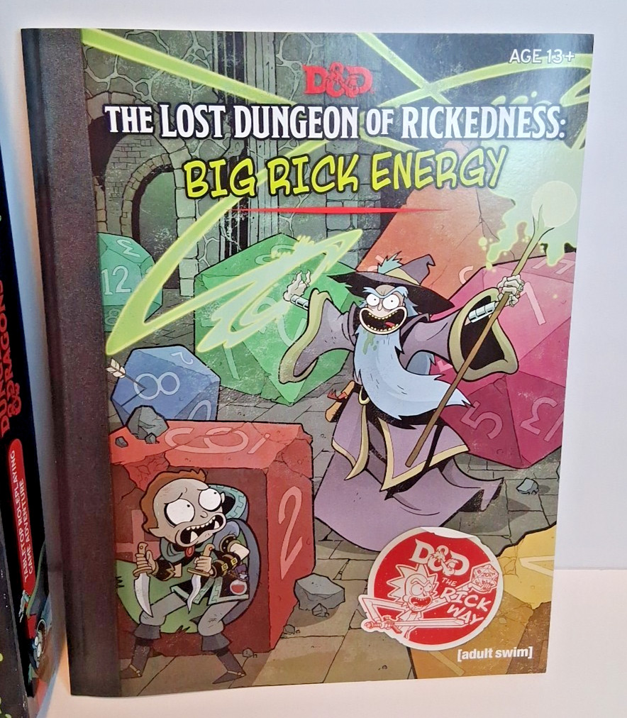 Dungeons And Dragons VS Rick And Morty D&D Tabletop Role Playing Game *No Dice