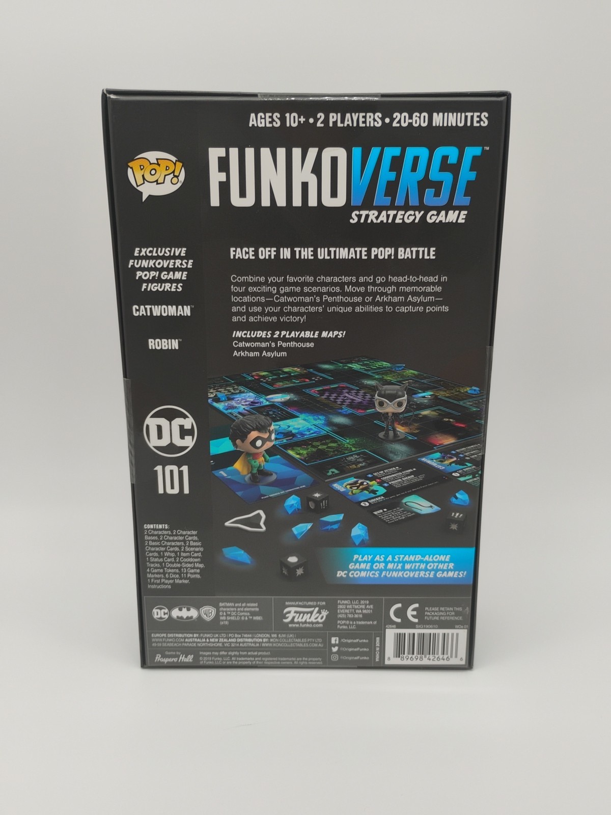 Funko Pop! Funkoverse Strategy Game: DC Catwoman & Robin Brand New