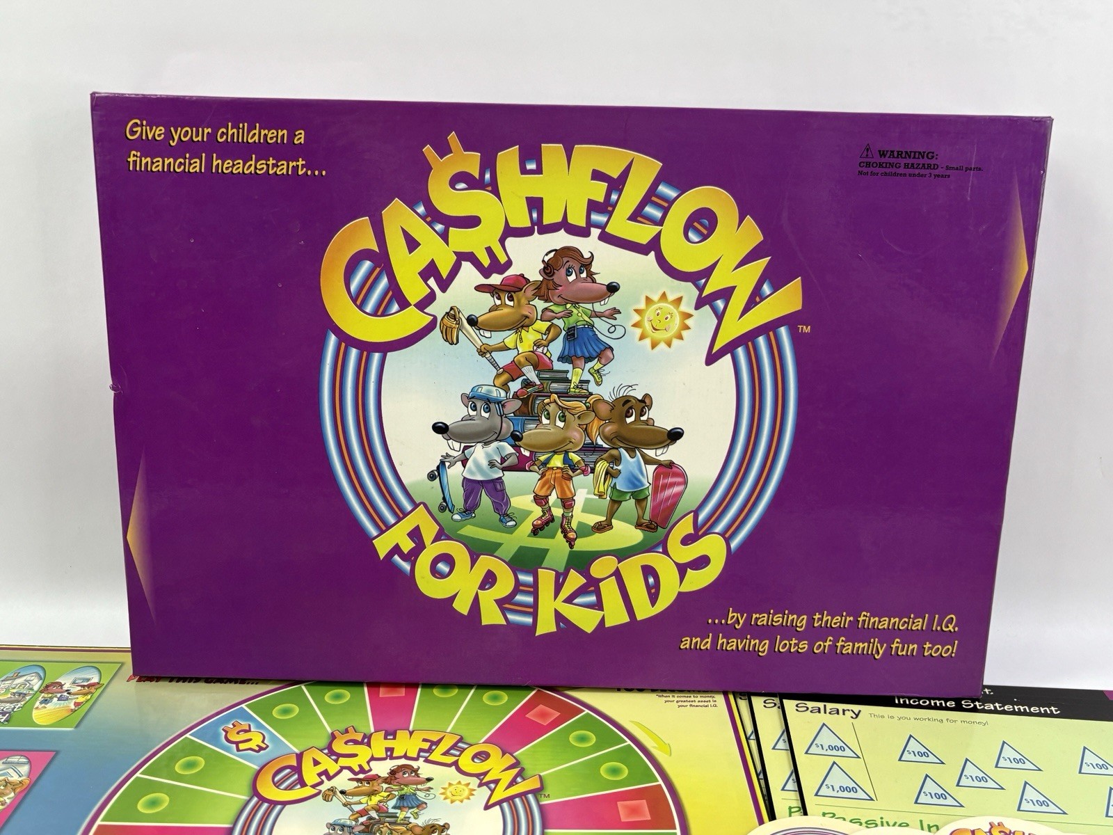 Cashflow for Kids Board Game Robert Kiyosaki Rich Dad 100% Complete Vintage