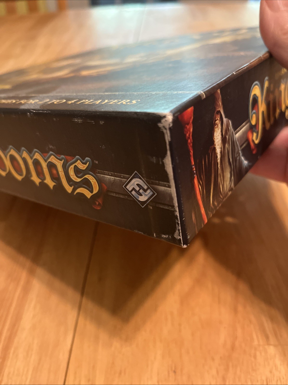 Reiner Knizia Kingdoms BoardGame FantasyFlight 2011 UnplayedUnpunched Box Scuffs