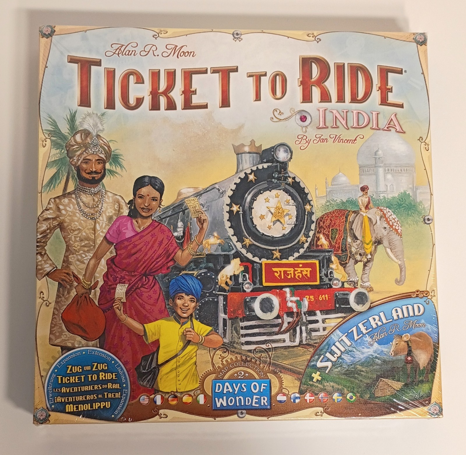 Ticket To Ride: India + Switzerland. Map Collection Volume 2. Days Of Wonder New