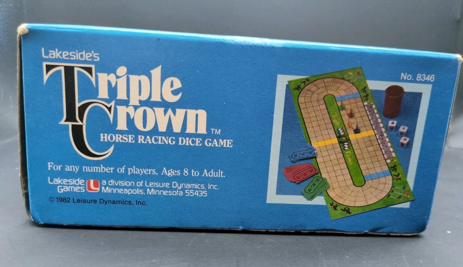 Vintage 1982 Triple Crown Horse Racing Dice Game No. 8346 Lakeside Complete New