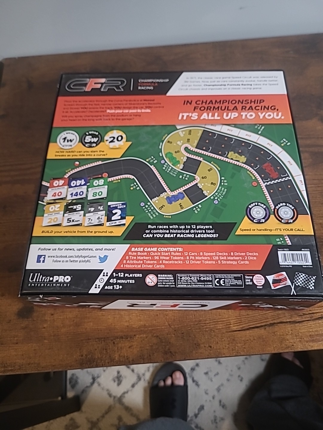 Jolly Roger Games Championship Formula Racing Board Game (10025)