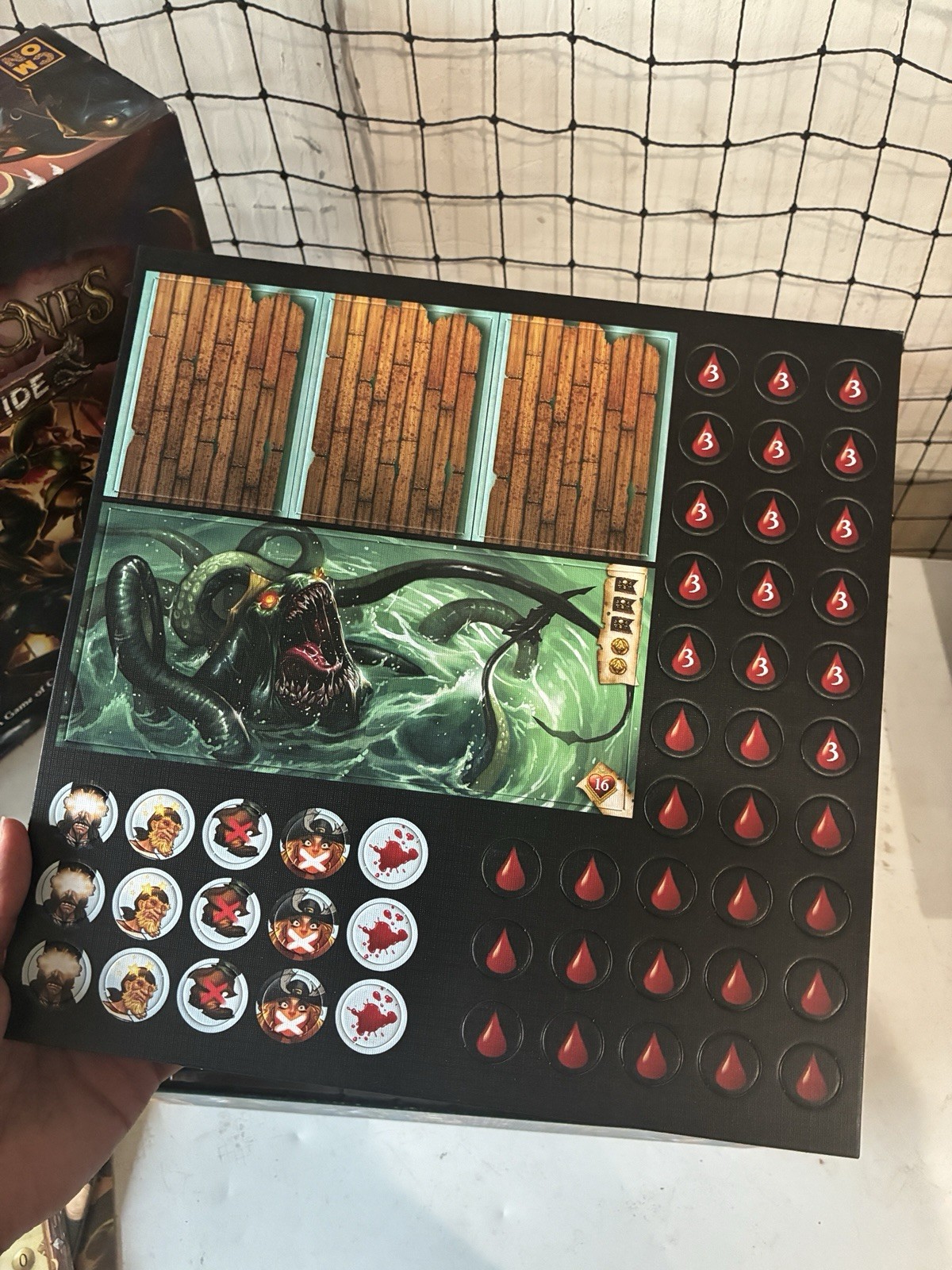 Boardgame Rum & Bones – Second Tide + 3 Faction Expansions – Used