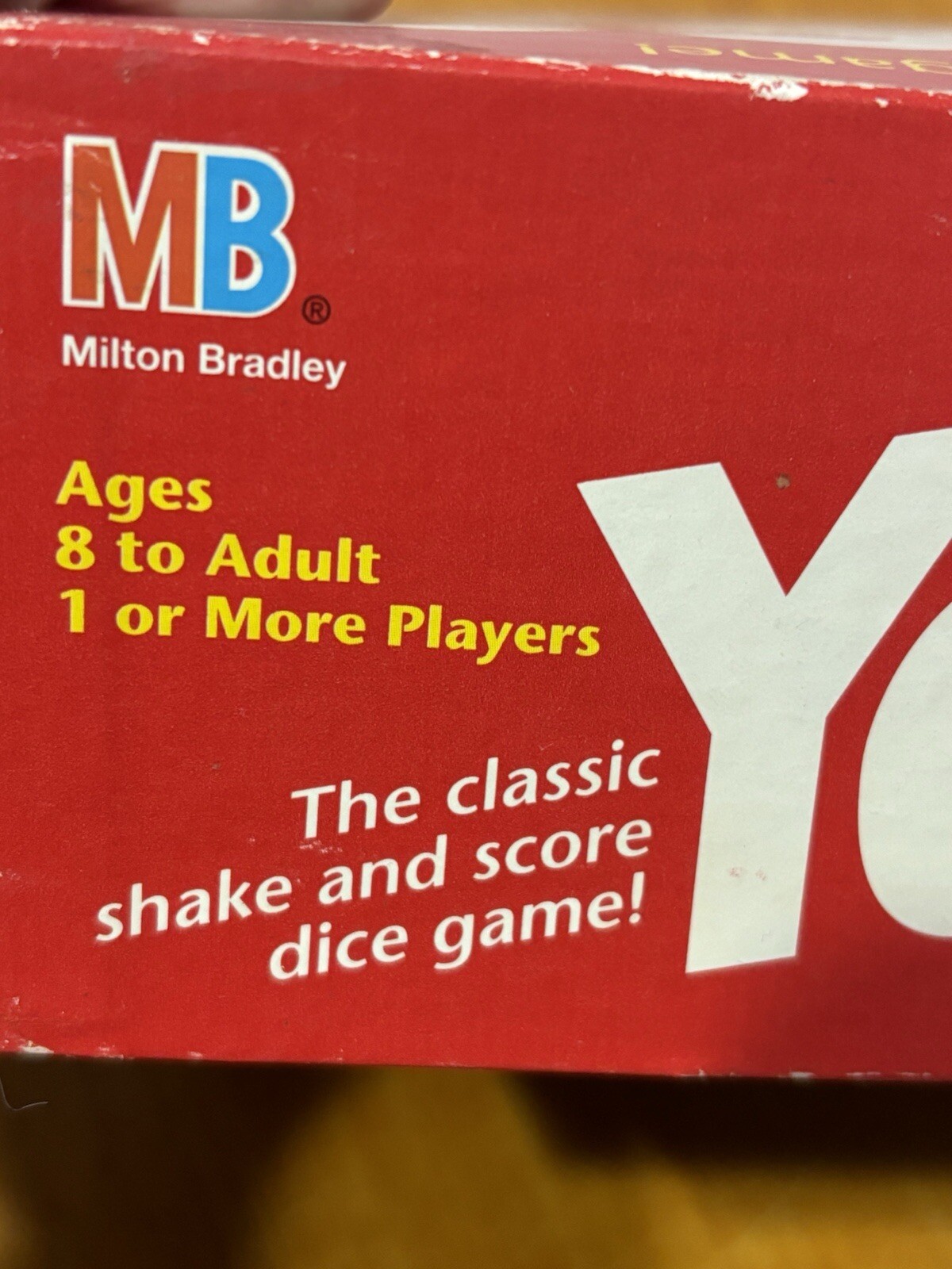 Yahtzee 1991 Milton Bradley Game Set 5 Die Cup 10 Chips Score Cards Rules VTG
