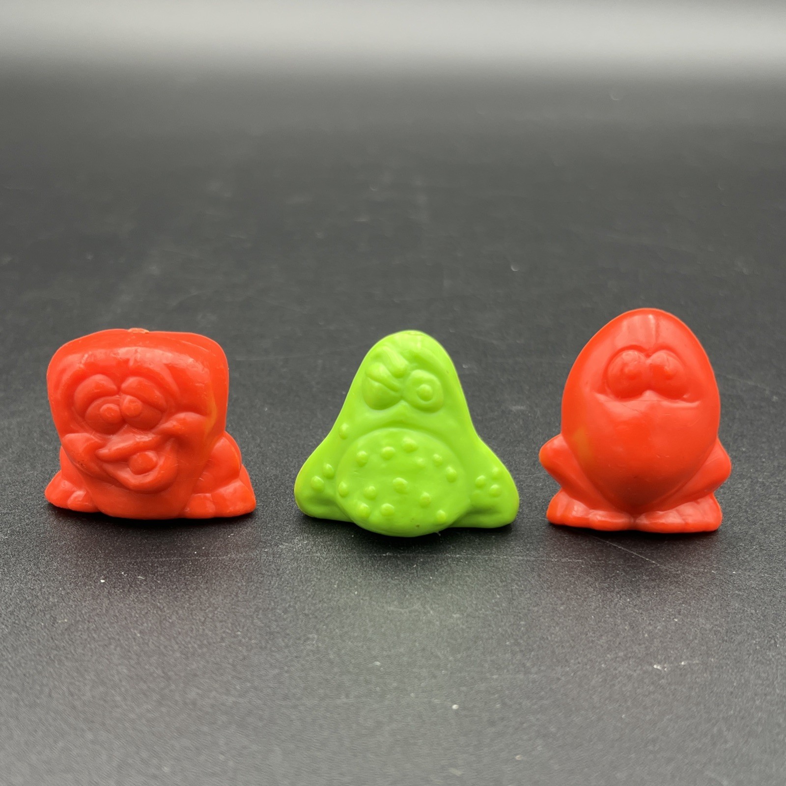 Lot of 3 Rare MEGA BONES Eggy Nosey Corny 1990s – Vintage Gogo’s Crazy Bones