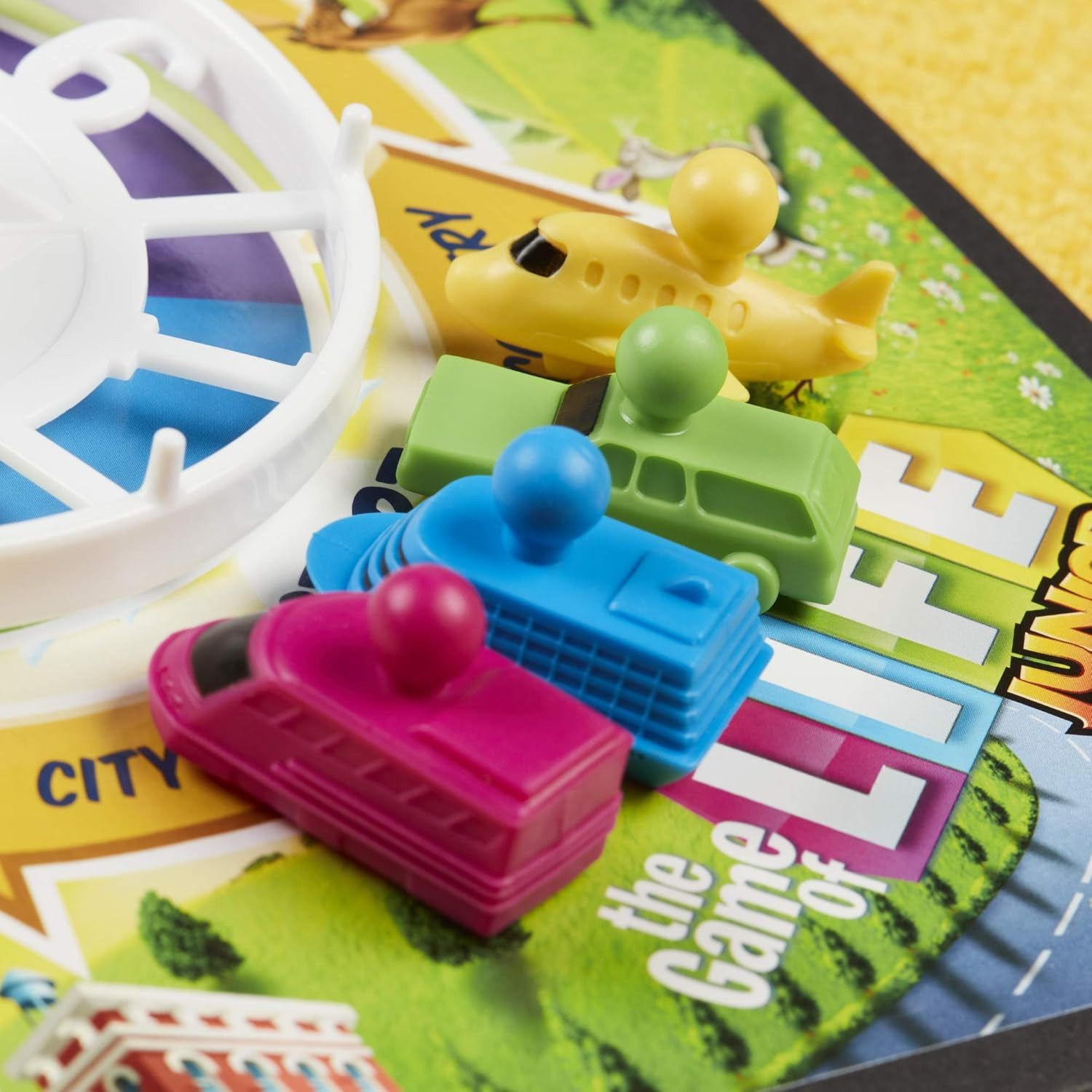 the Game of Life Junior Board Game for Kids Ages 5 and Up,Game for 2-4 Players