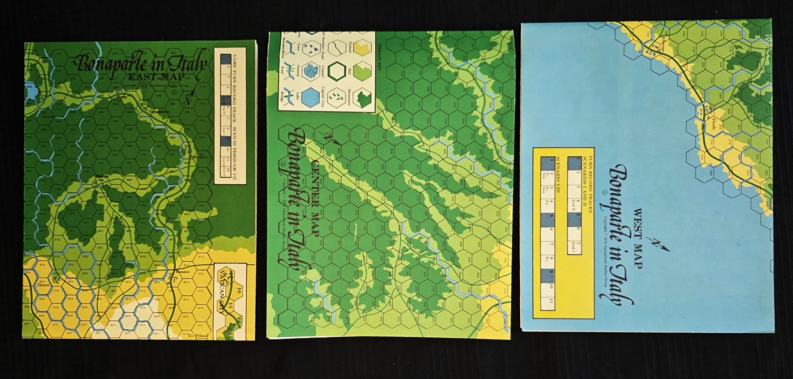 “BONAPARTE IN ITALY” WAR GAME – OSG – PART. PUN (161/300) – COMPLETE + ERRATA