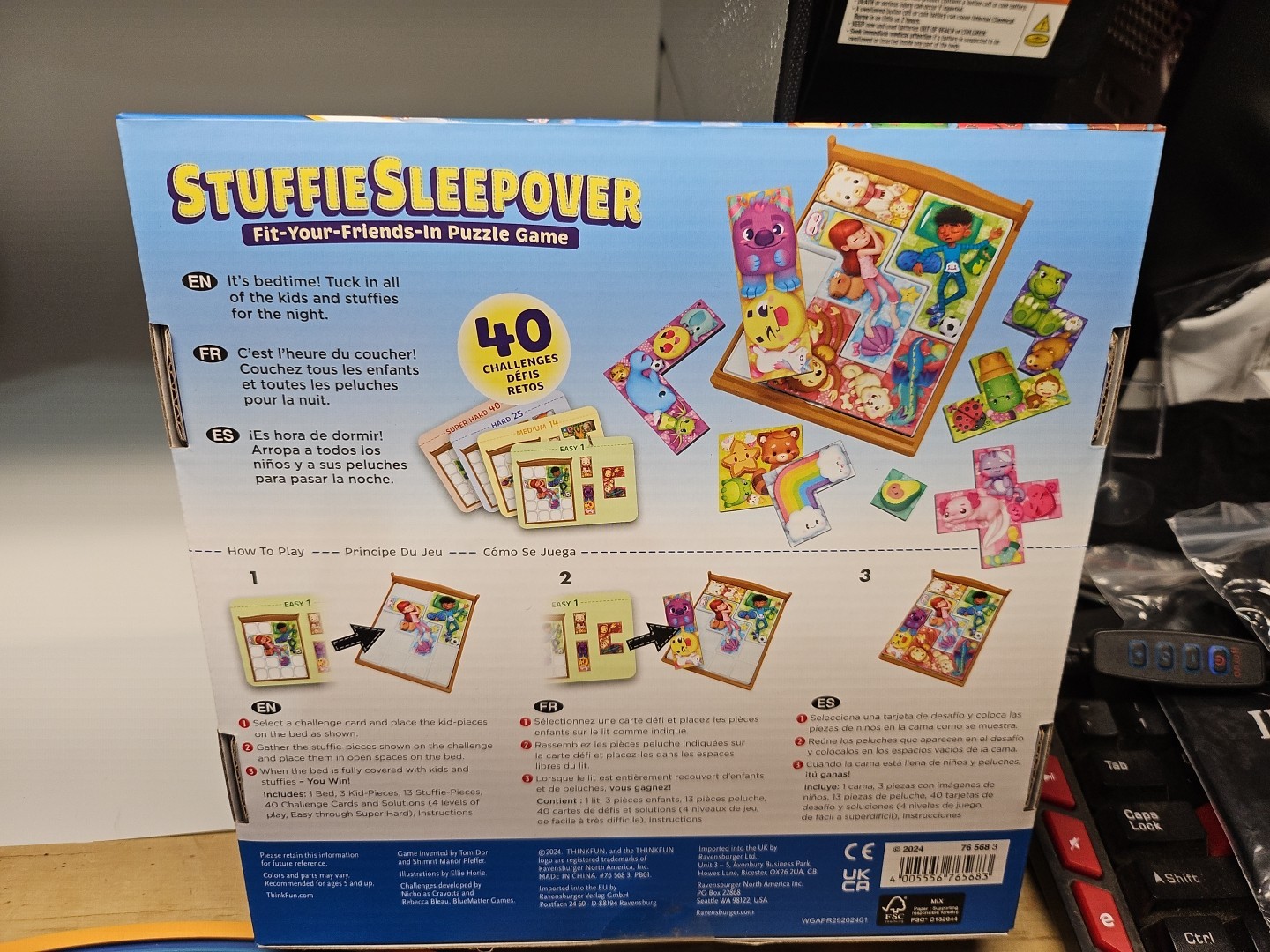 Stuffie Sleepover Logic Game: 40 Challenges for Kids 5+