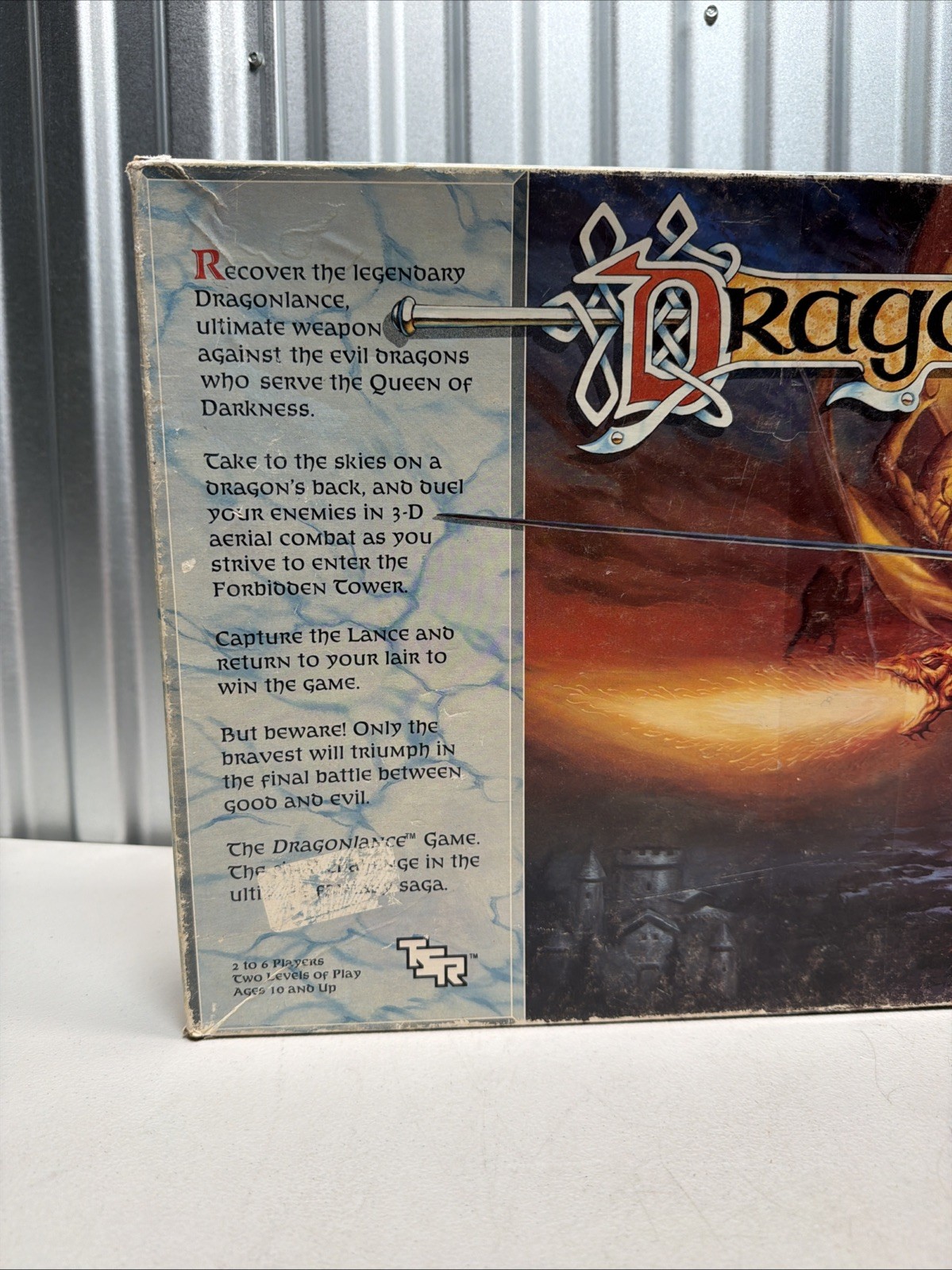 Dragonlance Board Game TSR Vintage Dungeons & Dragons 1988 – Incomplete