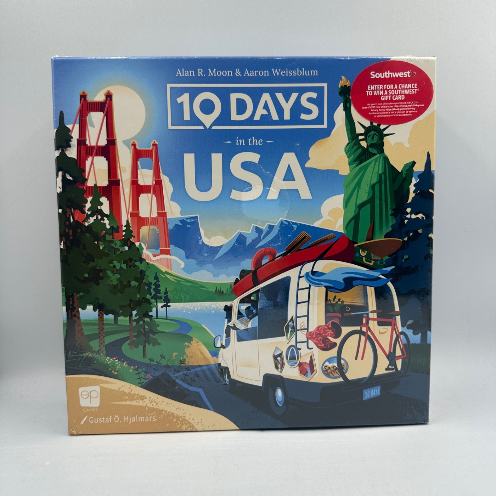 10 DAYS IN THE USA – NEW UNOPENED Board Game 2024 Alan Moon 8+ 2-4 Players