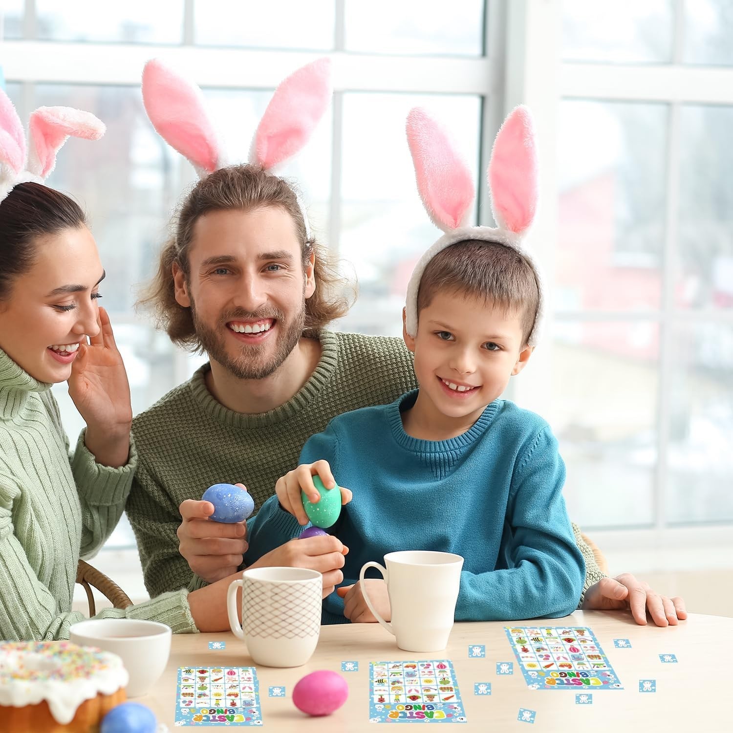 Easter Bingo Game Cards for Kids 24 Players Easter Party Game for School Clas…