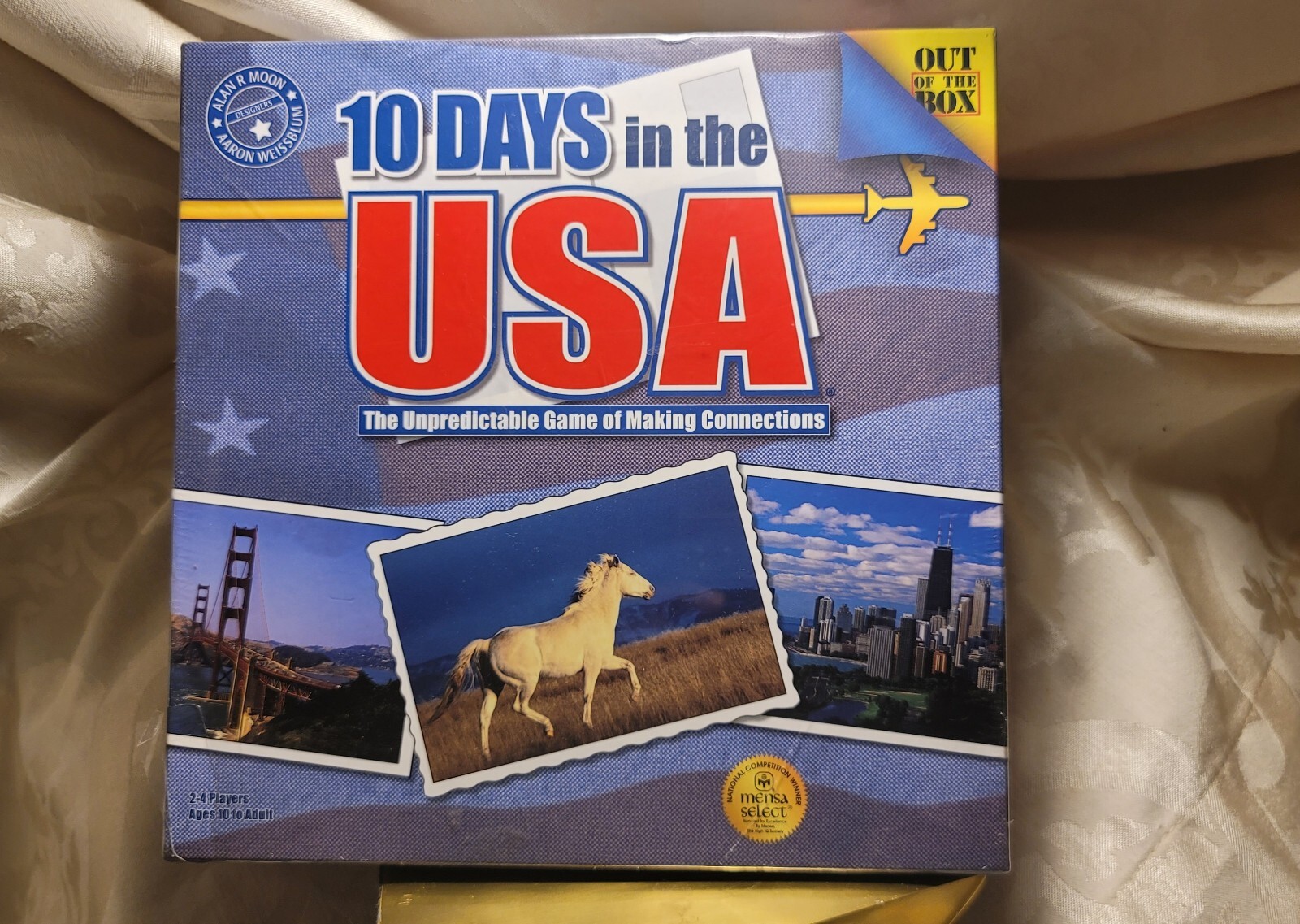 10 Days In the USA Strategy Board Game by Out Of The Box Games NEW SEALED Mensa