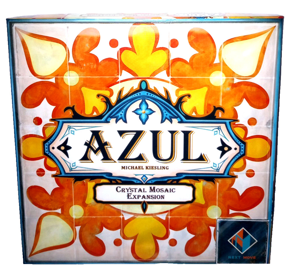 Azul Crystal Mosaic Board Game Expansion (Next Move) – 100% Complete – Very Good