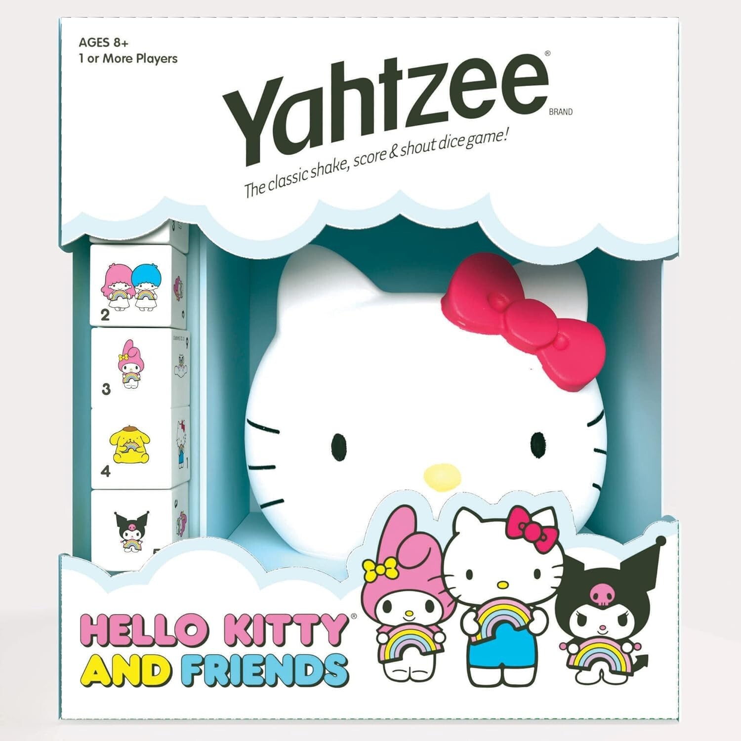Hasbro Hello Kitty And Friends Yahtzee Dice Game 1 Or More Players Ages 8+