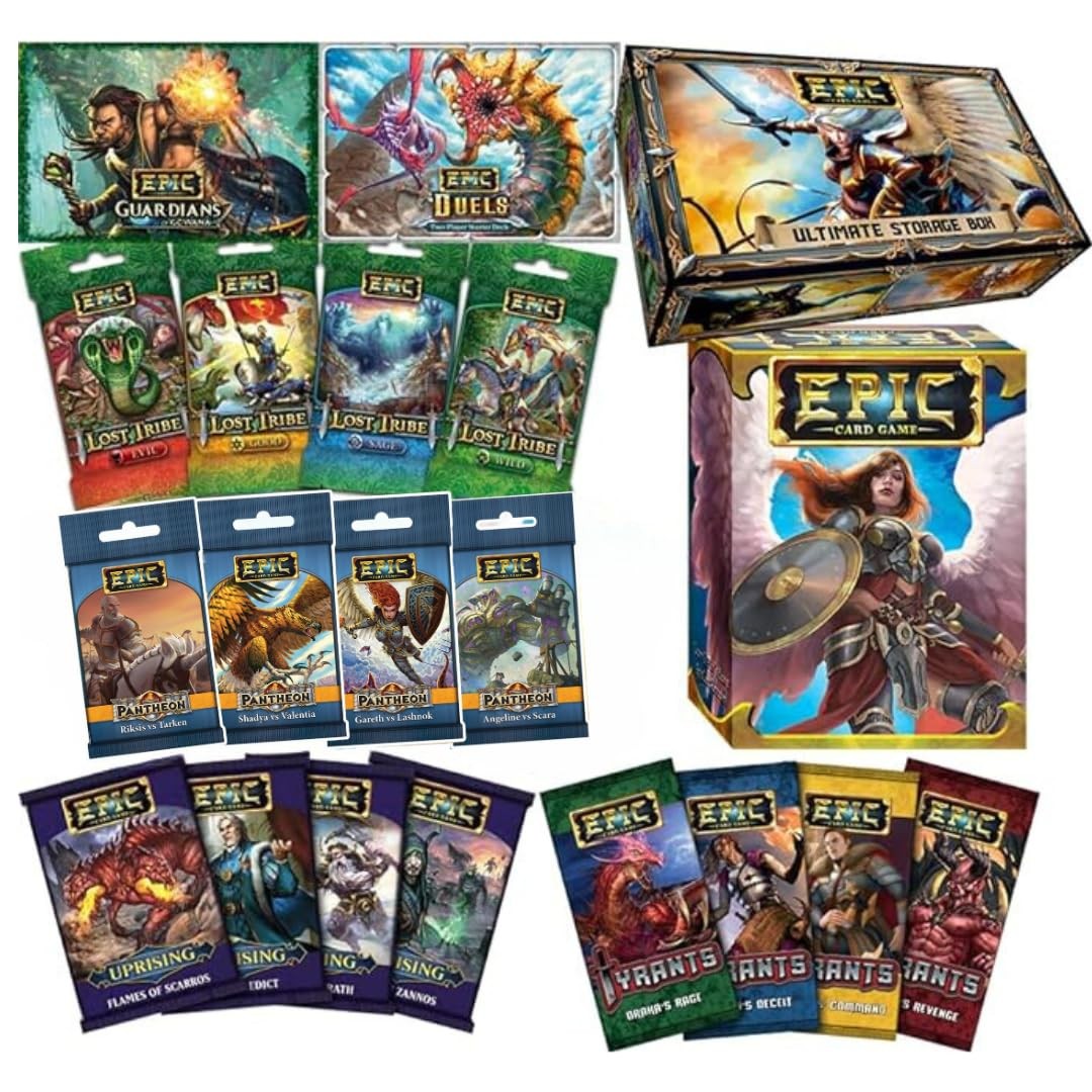 Epic Card Game Bundle: 20 Items Including Base Set & Exclusive Packs!