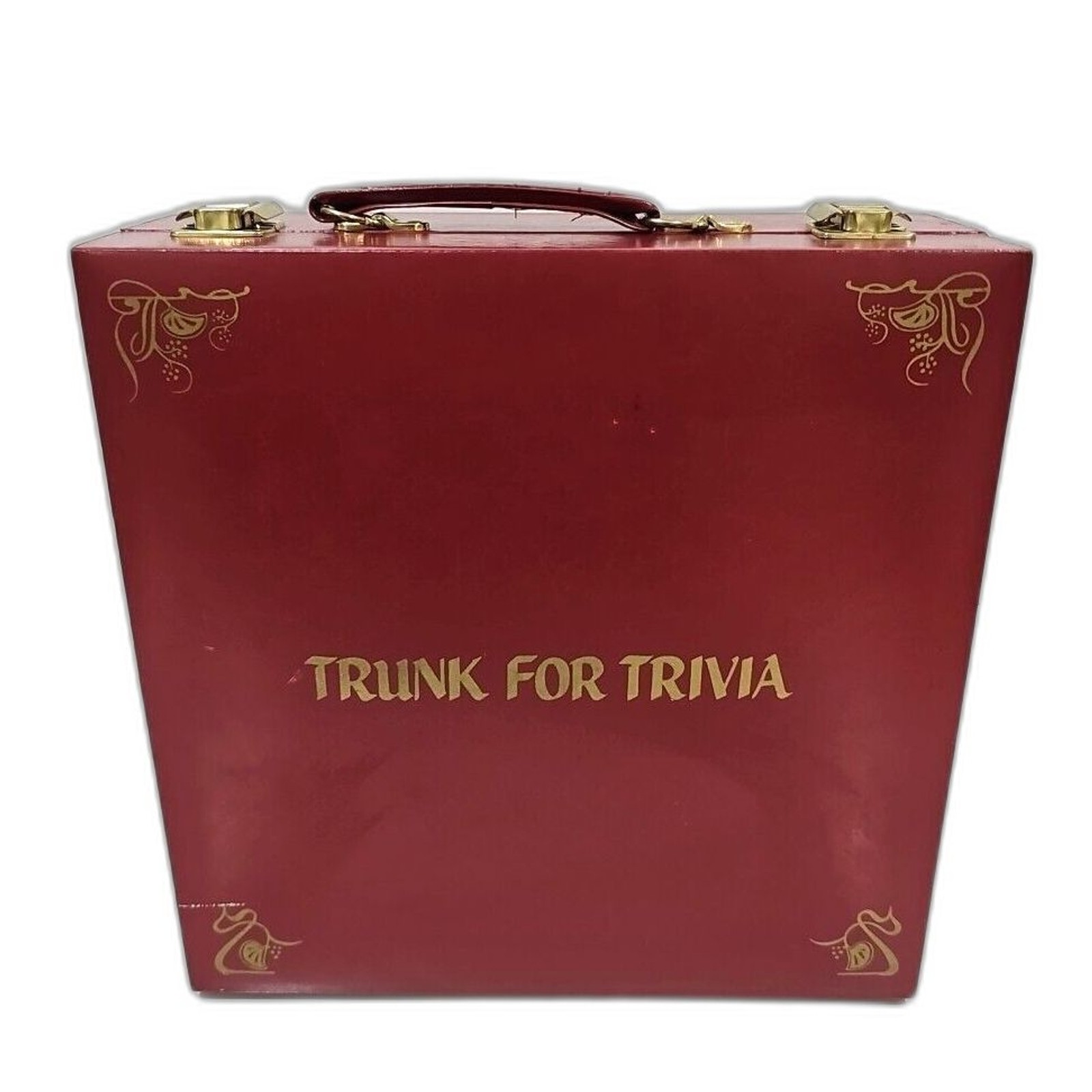 Vintage Cardinal TRUNK FOR TRIVIA CASE Storage Box & Two Trivial Pursuit Games