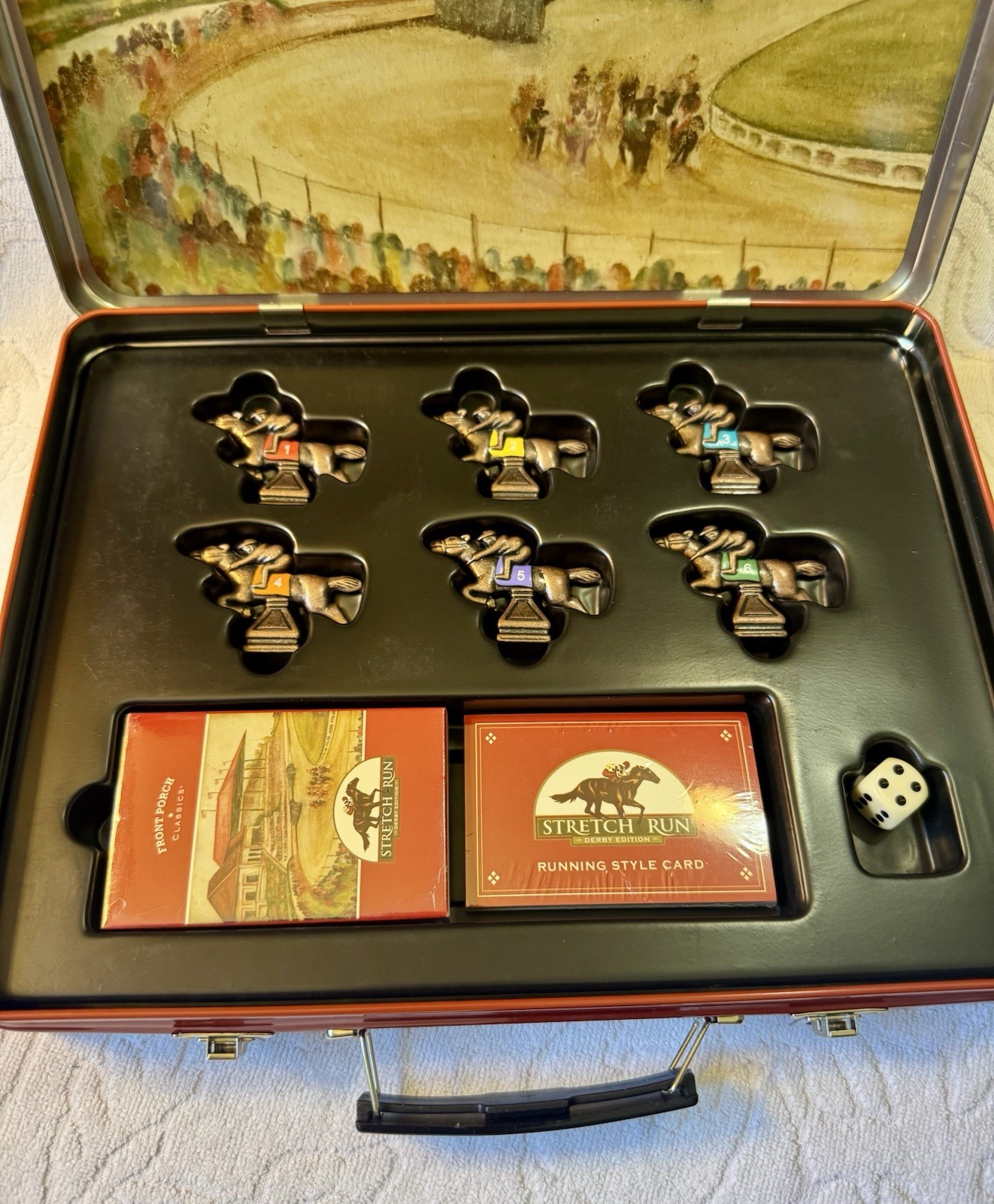 OLD CENTURY STRETCH RUN HORSE RACING GAME FRONT PORCH CLASSICS, INC. AGES 8+