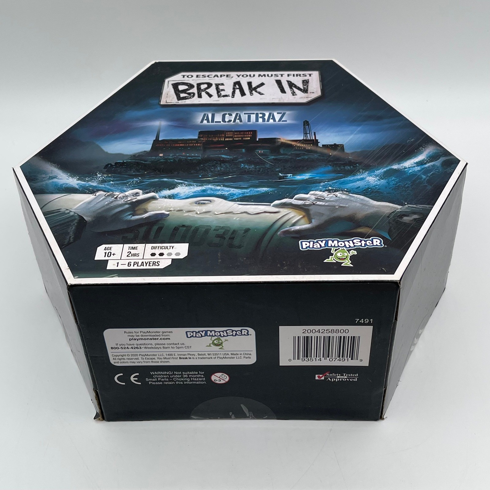 PlayMonster Break In Alcatraz 3D Collaborative Escape Room Board Game 7491 NEW