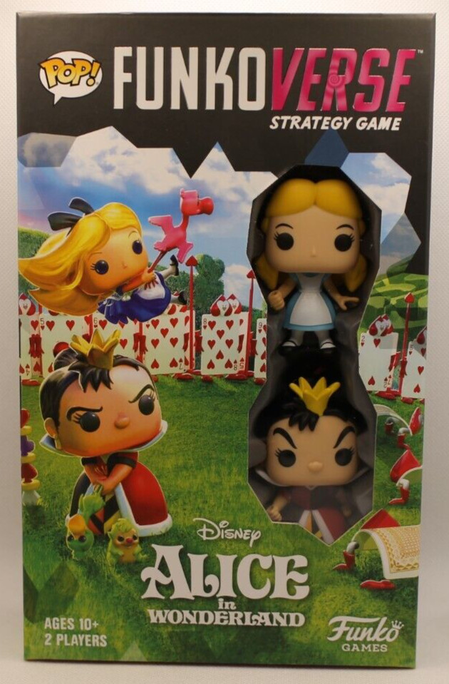 NEW Funkoverse Disney Alice in Wonderland Strategy Game Funko Pop! Figures 10+