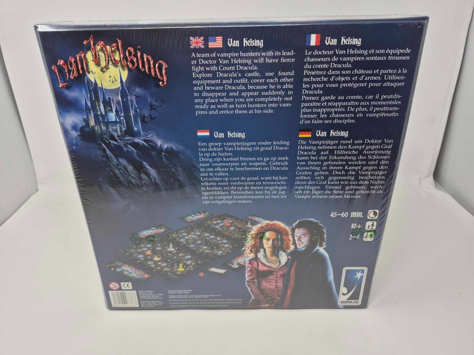 Van Helsing Board Game Brand New Sealed Frederic Moyerson Sirius HORROR
