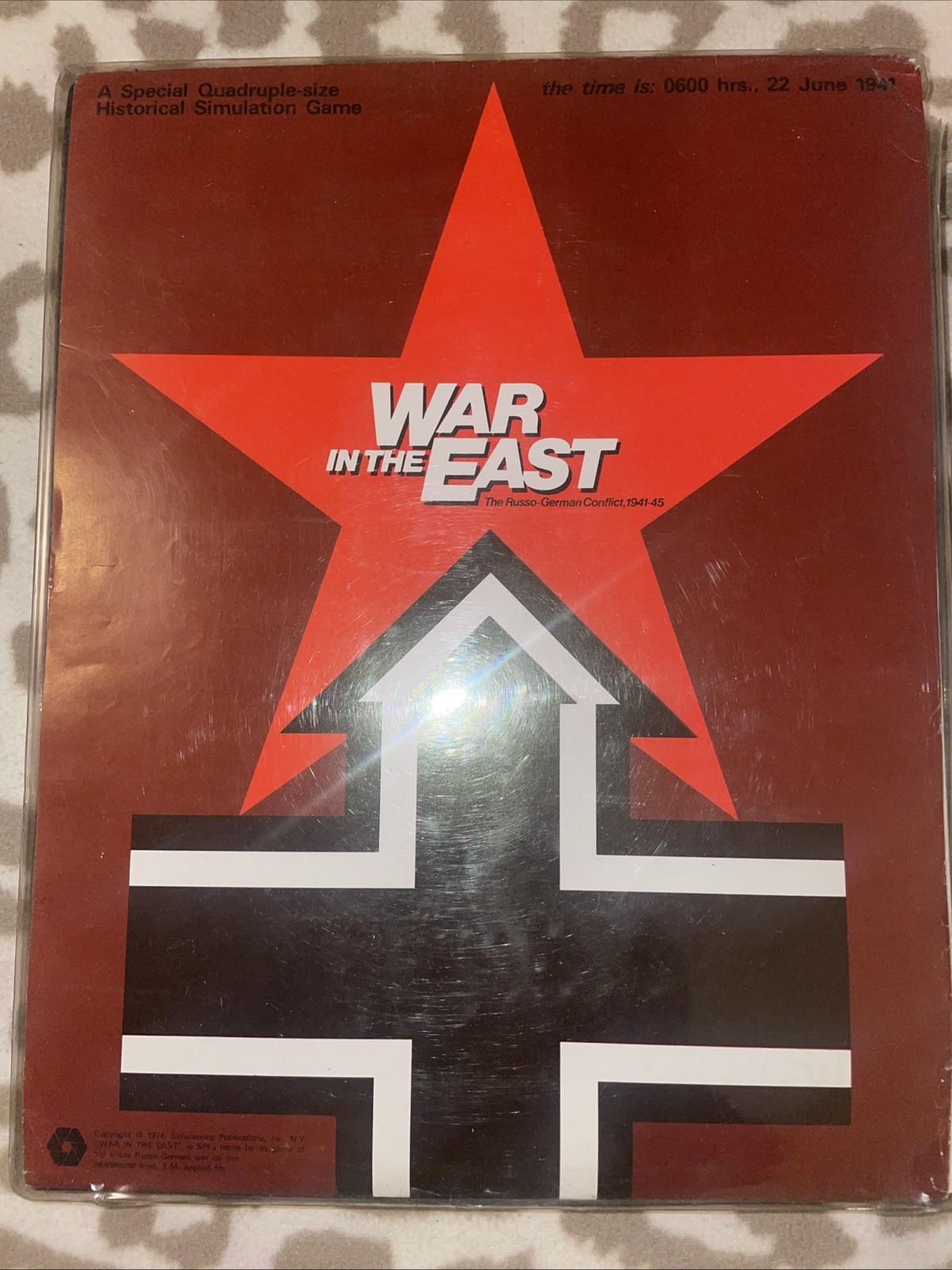 SPI. 1974. War In The East. Punched. Vintage Collectible. Rare.