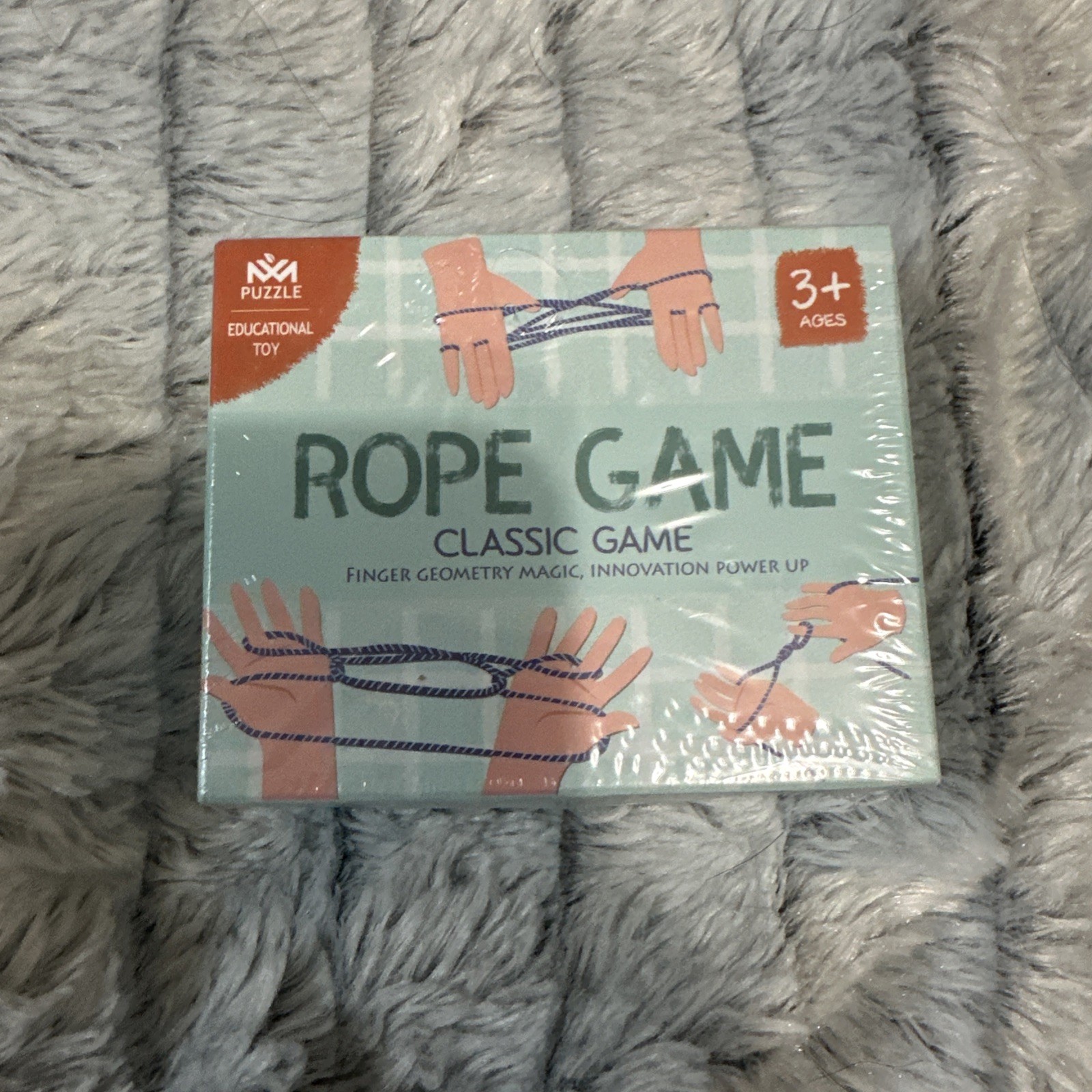 Rope Game, 3+ Years Educational Learning Toy Classic Finger Geometry Magic