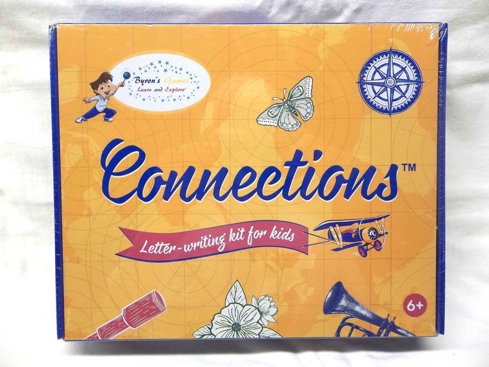 BYRON’S CONNECTIONS LETTER WRITING KIT STATIONARY SET FOR KIDS ((FREE SHIPPING))