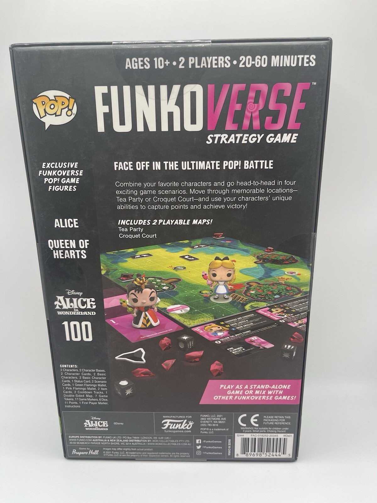 Funkoverse Alice In Wonderland Disney Strategy Game CHASE FUNKO POP 2021 sealed