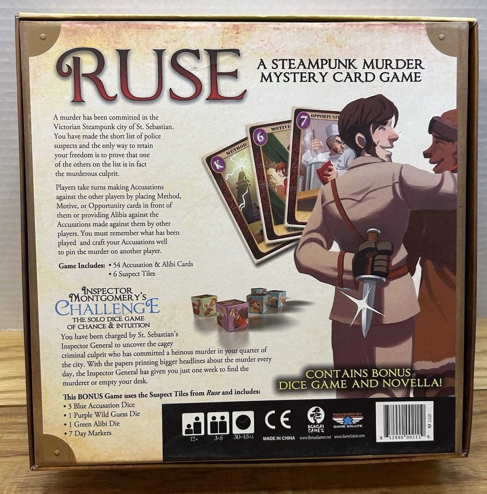 Ruse A Steampunk Murder Mystery Card Game COMPLETE