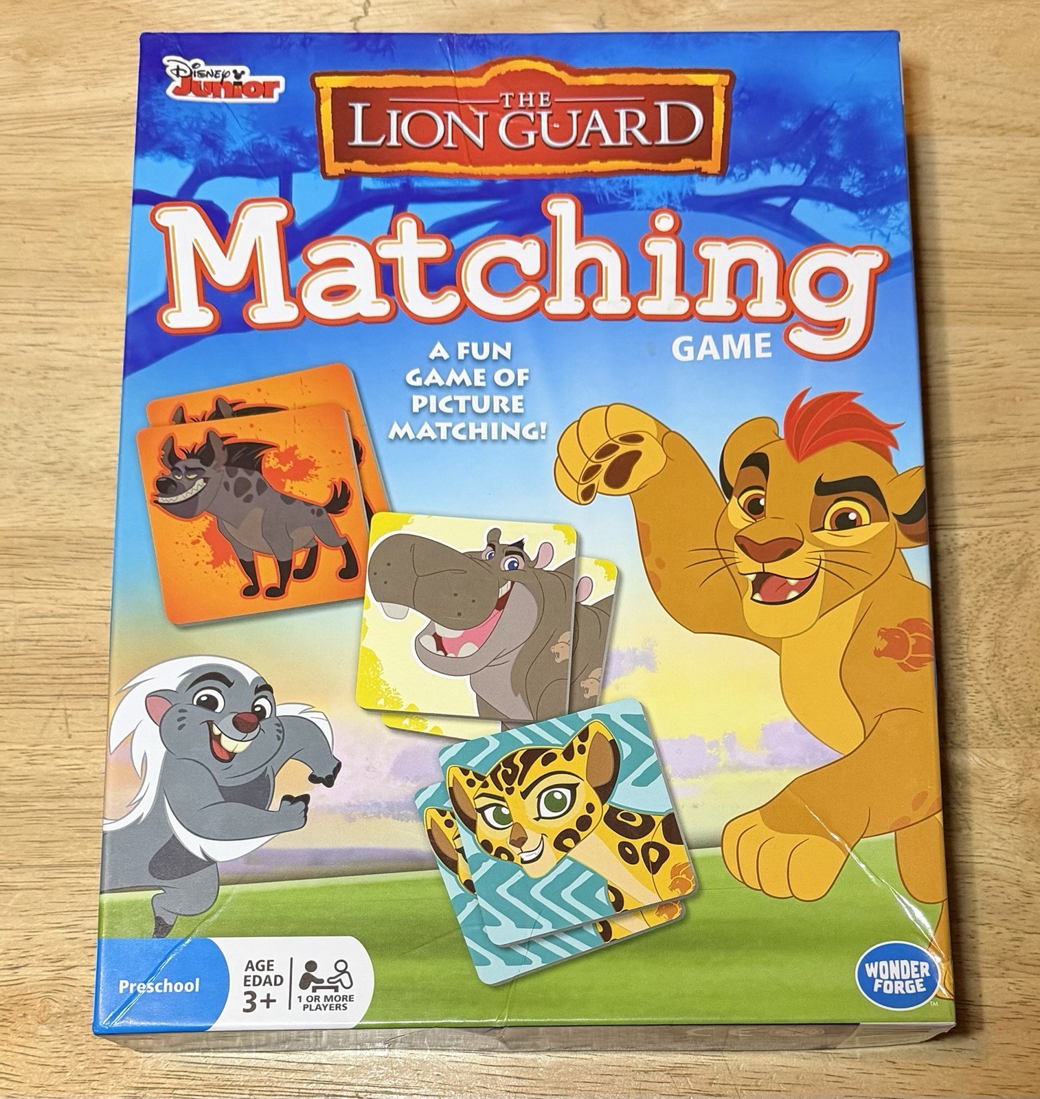 Disney Junior The Lion Guard Matching Game 2016 Wonder Forge Complete
