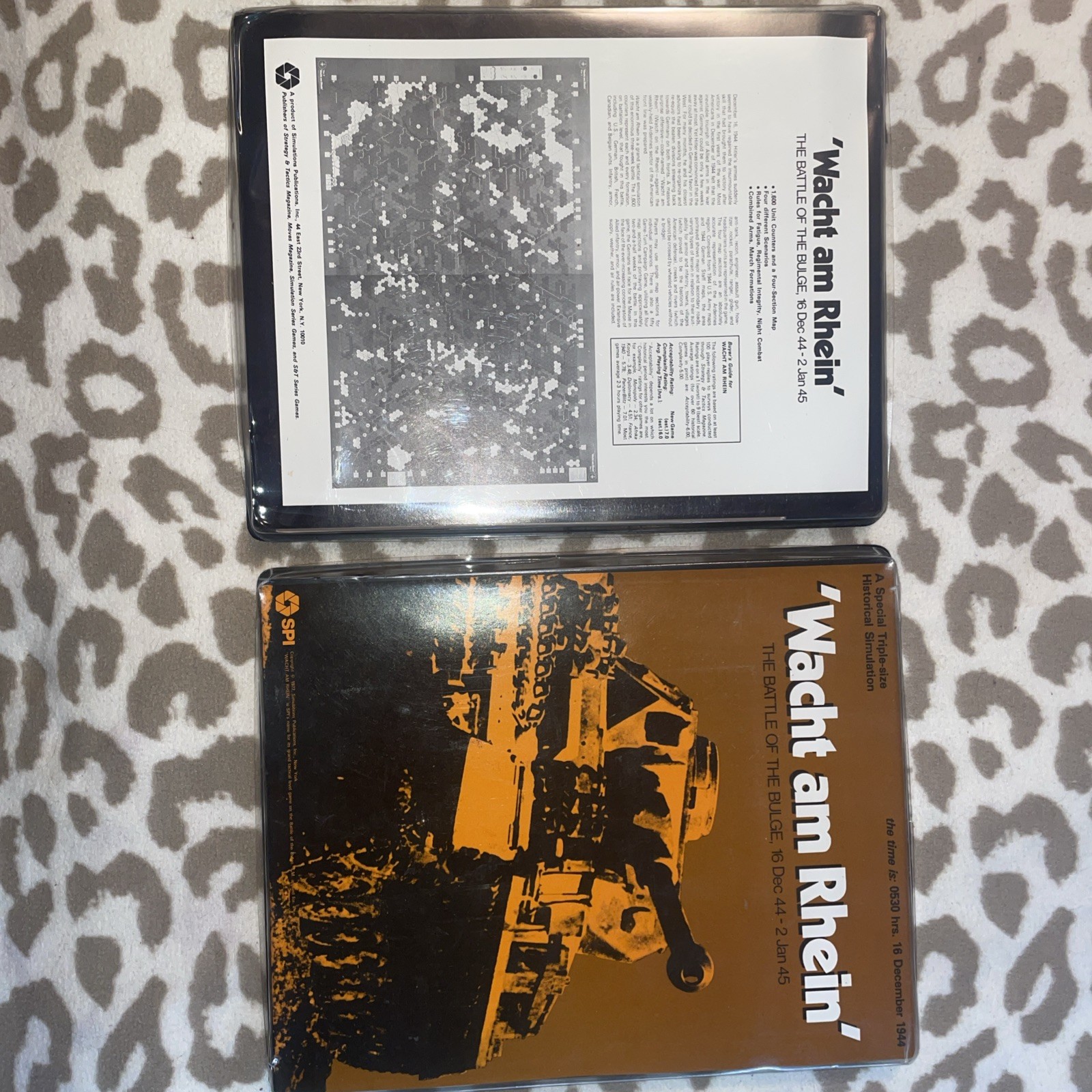 SPI. Wacht Am Rhein. 1977. 1st Edition. Punched. Excellent Condition Rare