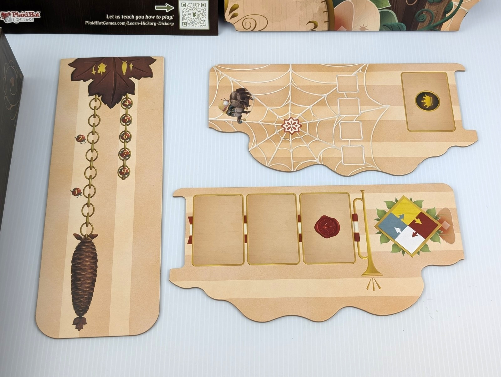 Hickory Dickory Board Game Plaid Hat Games 2022 100% COMPLETE