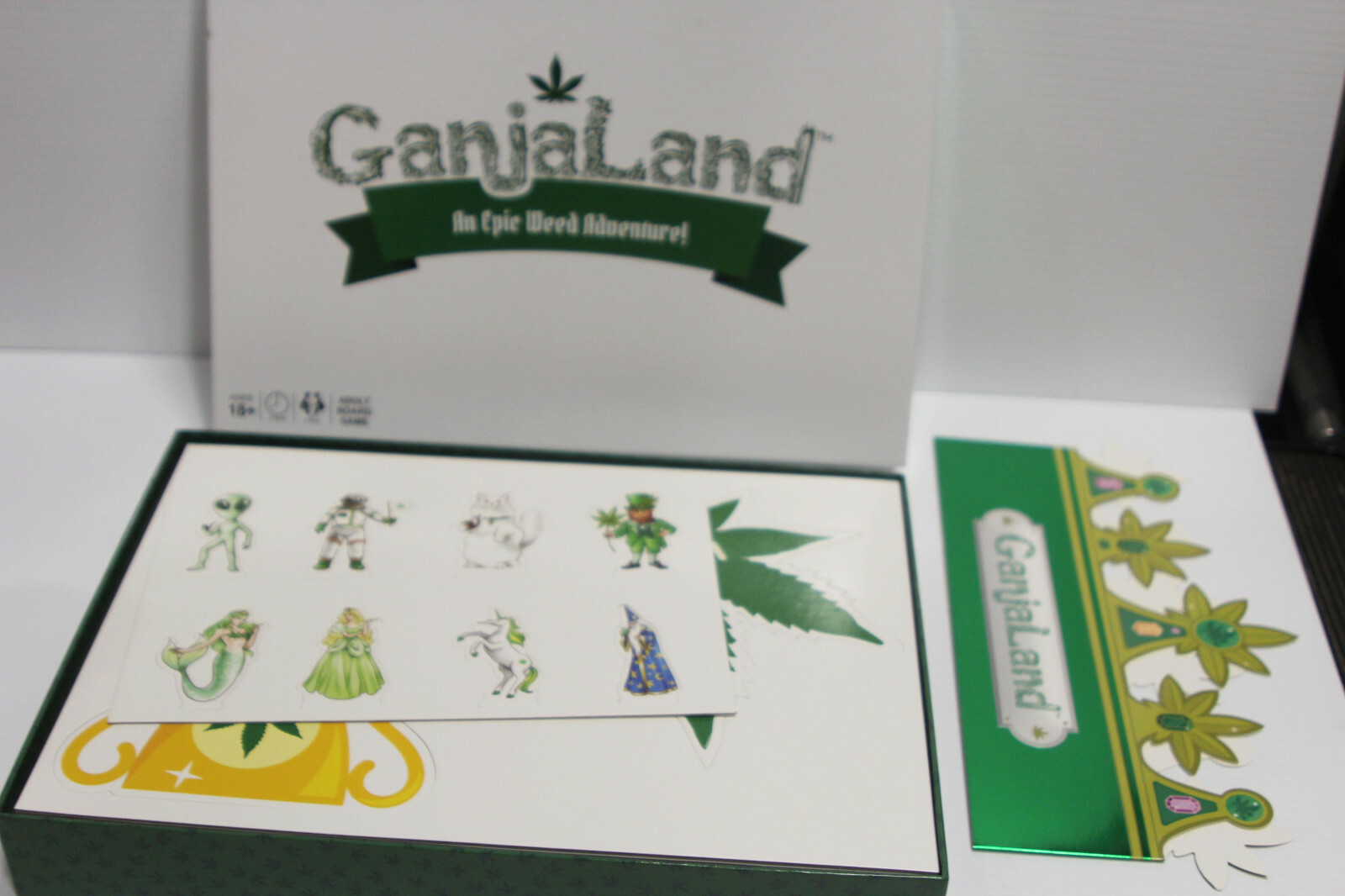 Ganjaland Board Game: An Epic Weed Adventure for Adults Ganja Marijuana MIB NIB