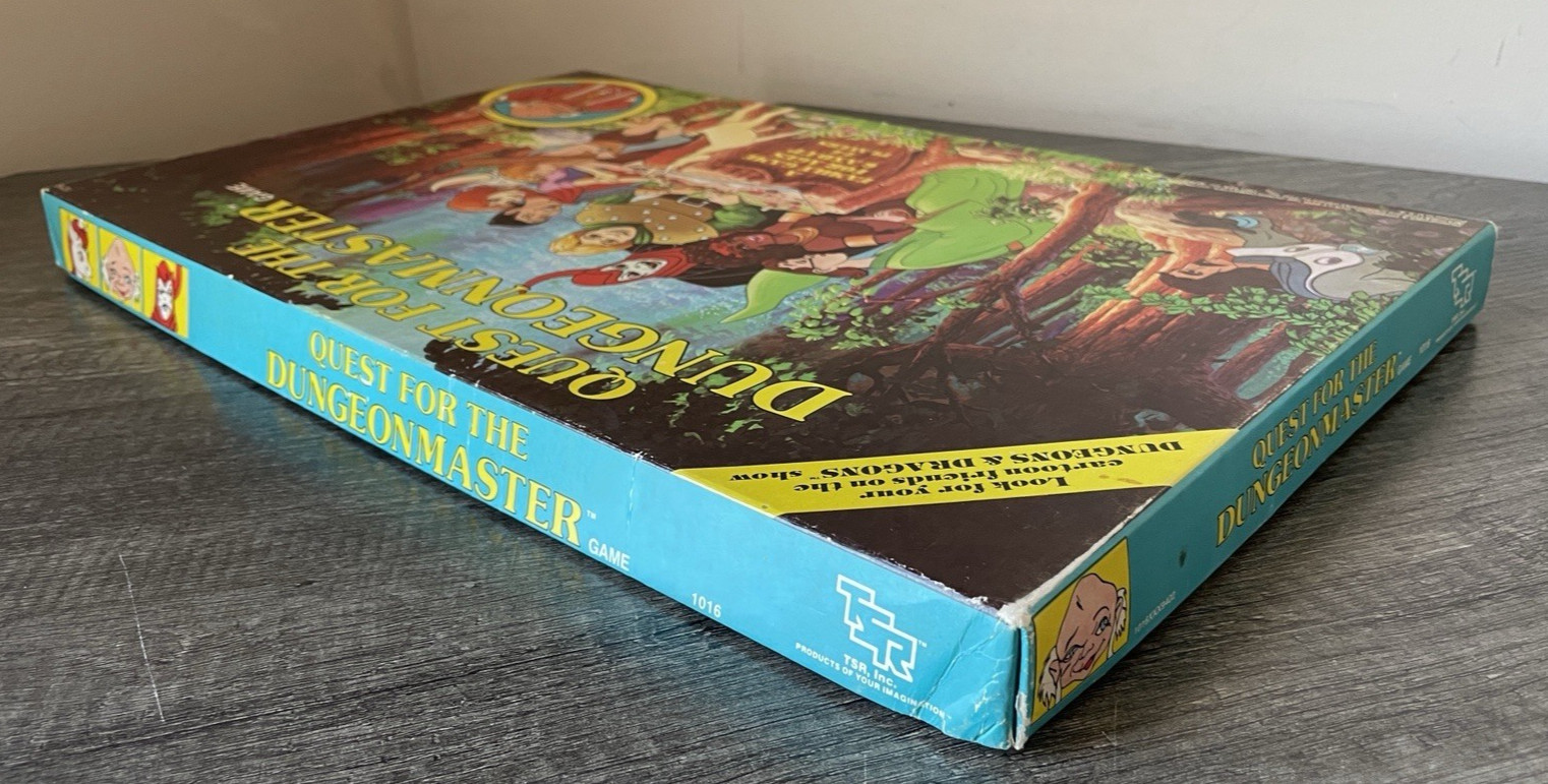 TSR Quest For The DungeonMaster Board Game VTG 1984 D&D HTF VG+ 100% COMPLETE