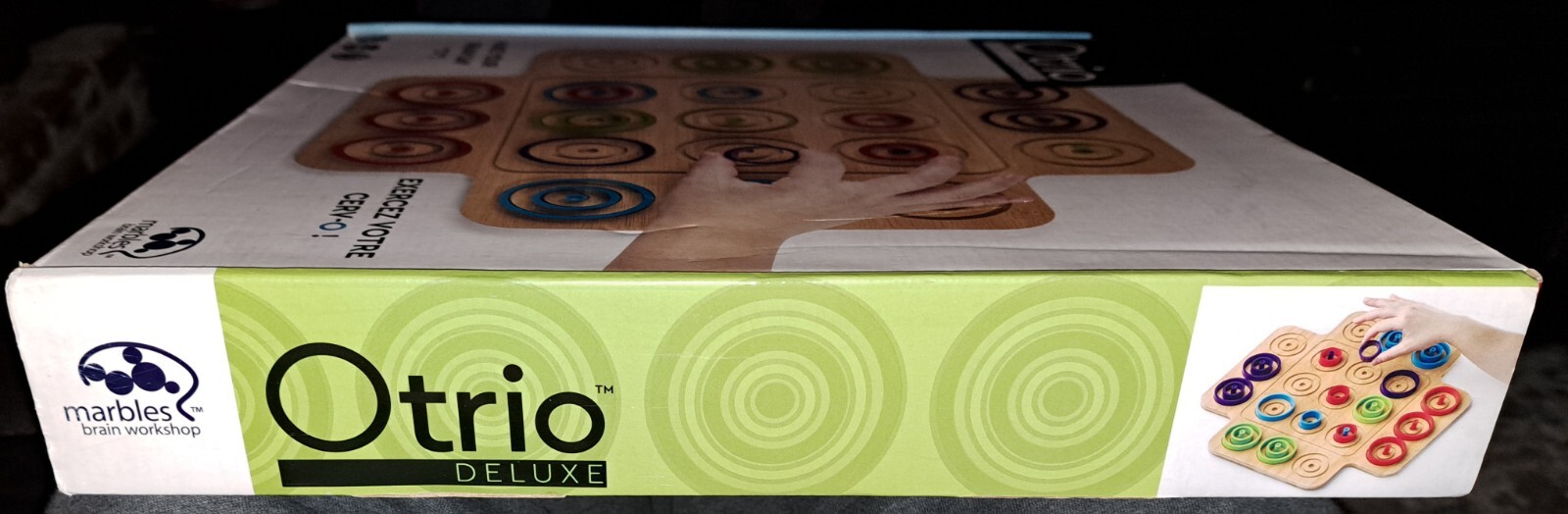 Otrio Deluxe – Strategy Game Wood Board by Marbles Brain Workshop COMPLETE