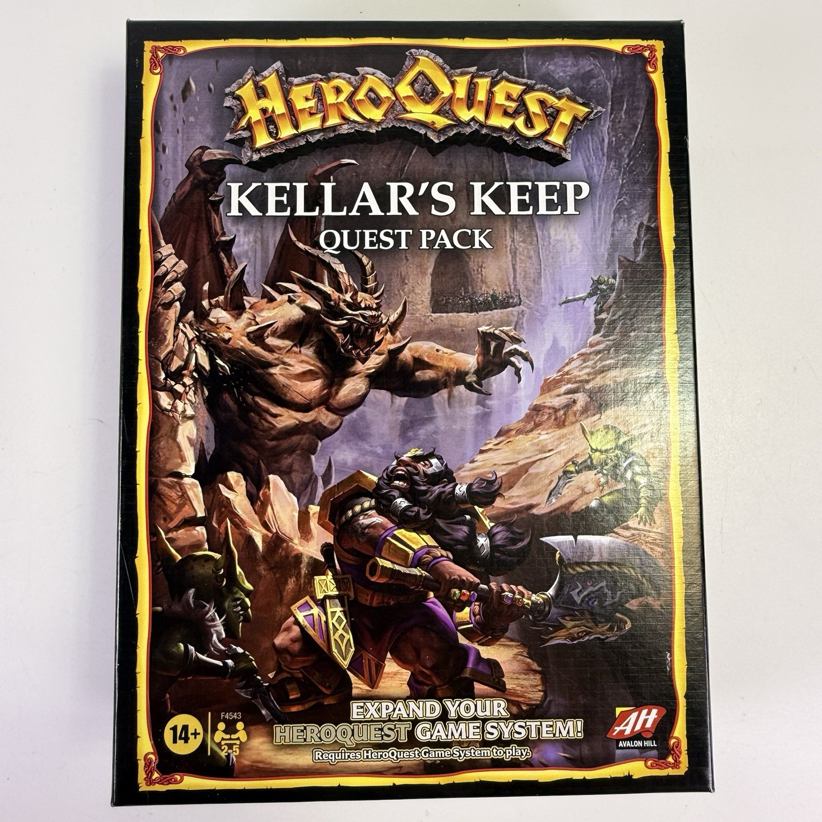 2021 Avalon Hill Hasbro HeroQuest Kellar’s Keep Quest Pack Game Expansion NEW