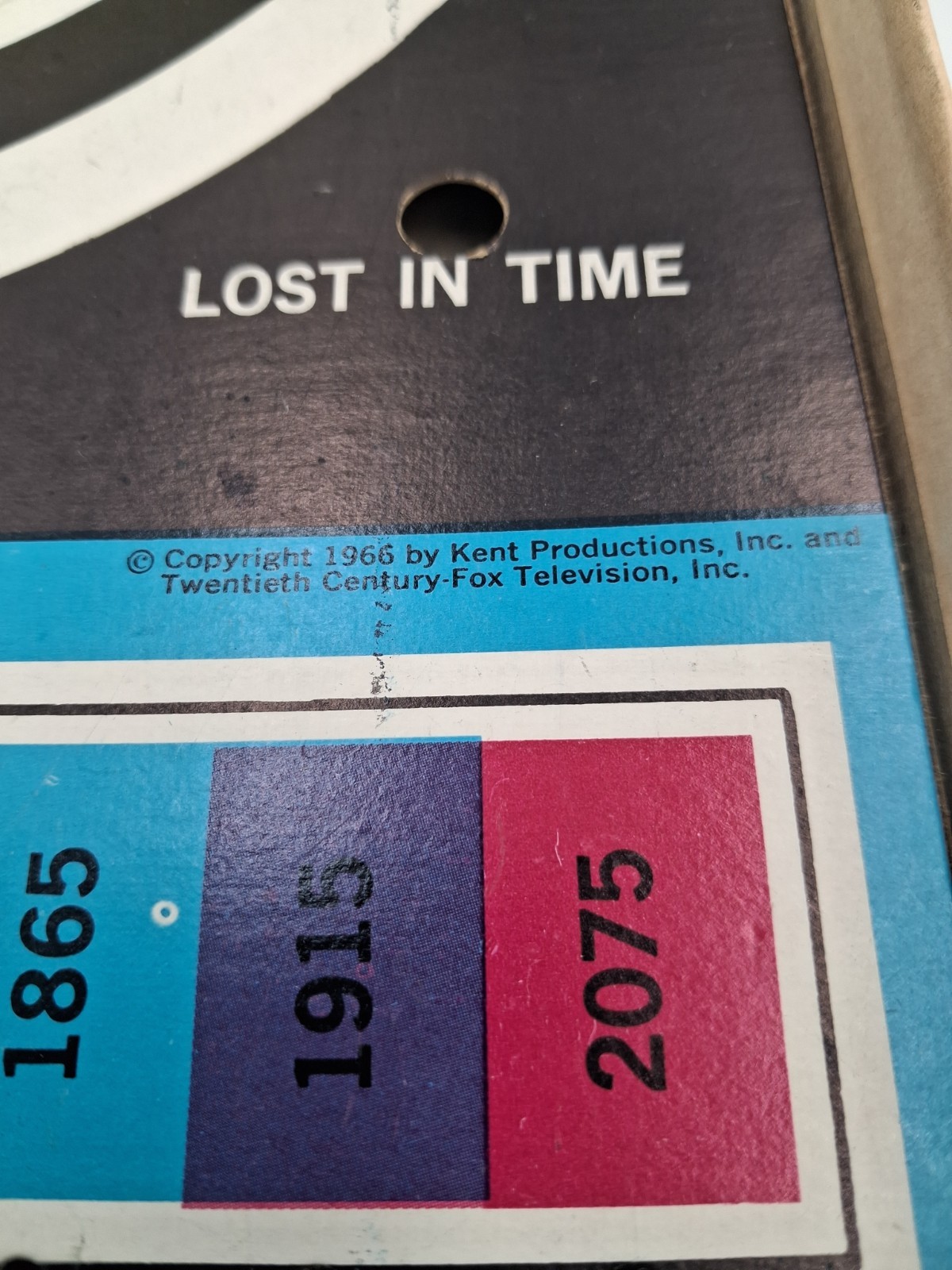 Time Tunnel Spin-To-Win Board Game, C 1967 Pressman Toy Co, MISSING PEICES