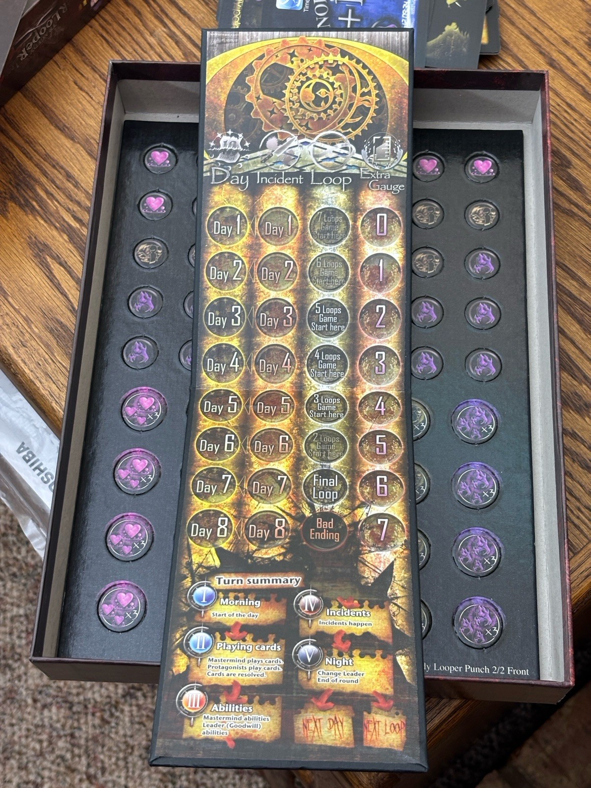 Z-Man Games Tragedy Looper Board Game 2014 Edition, Unpunched/Unplayed