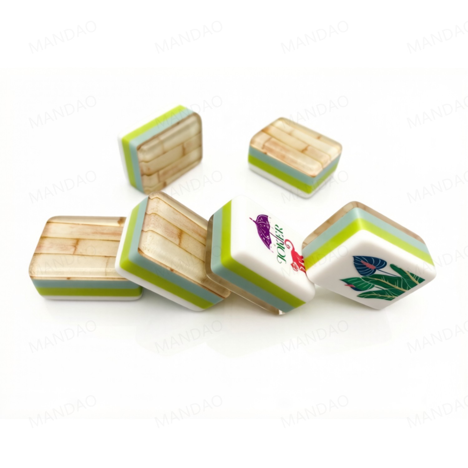 American Mahjong Game Set, 160 Tile Bamboo Pattern Mahjong Tiles Fast Shipping