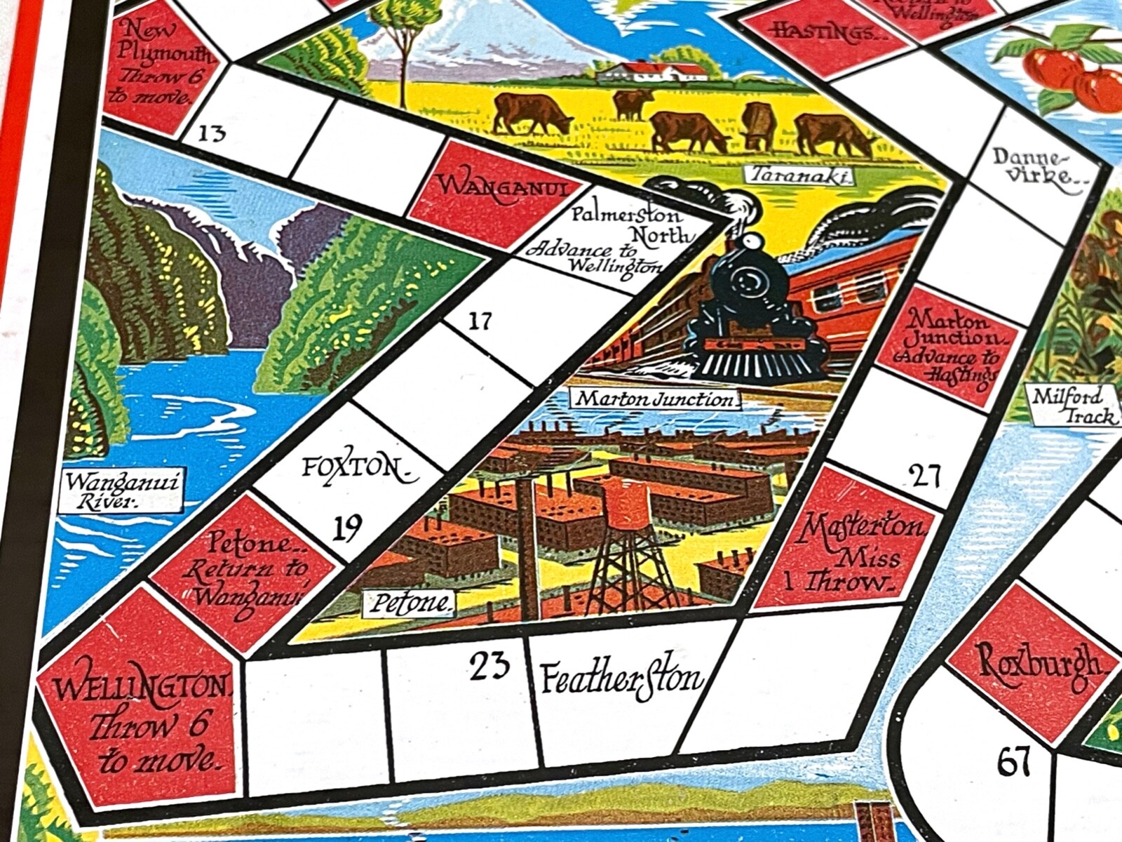 Tour of New Zealand Board Game – Excellent Condition – Holdson – Made in NZ