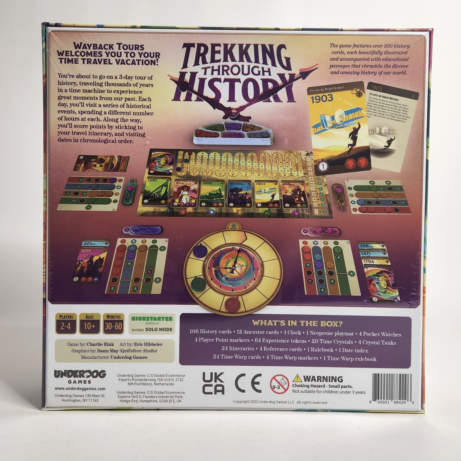 Trekking Through History Kickstarter Exclusive Edition by Underdog Games SEALED