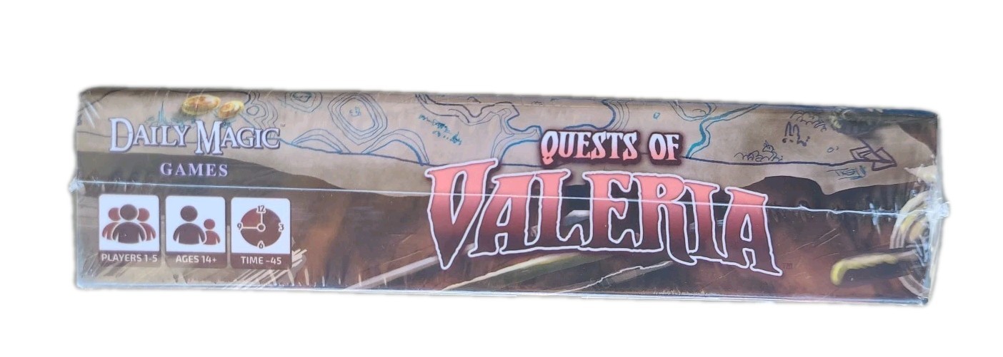 NEW Quests of Valeria Kickstarter Edition Board Card Game 2016 Daily Magic Games