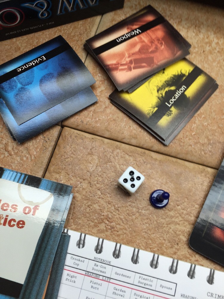 Law & Order detective game by Cardinal