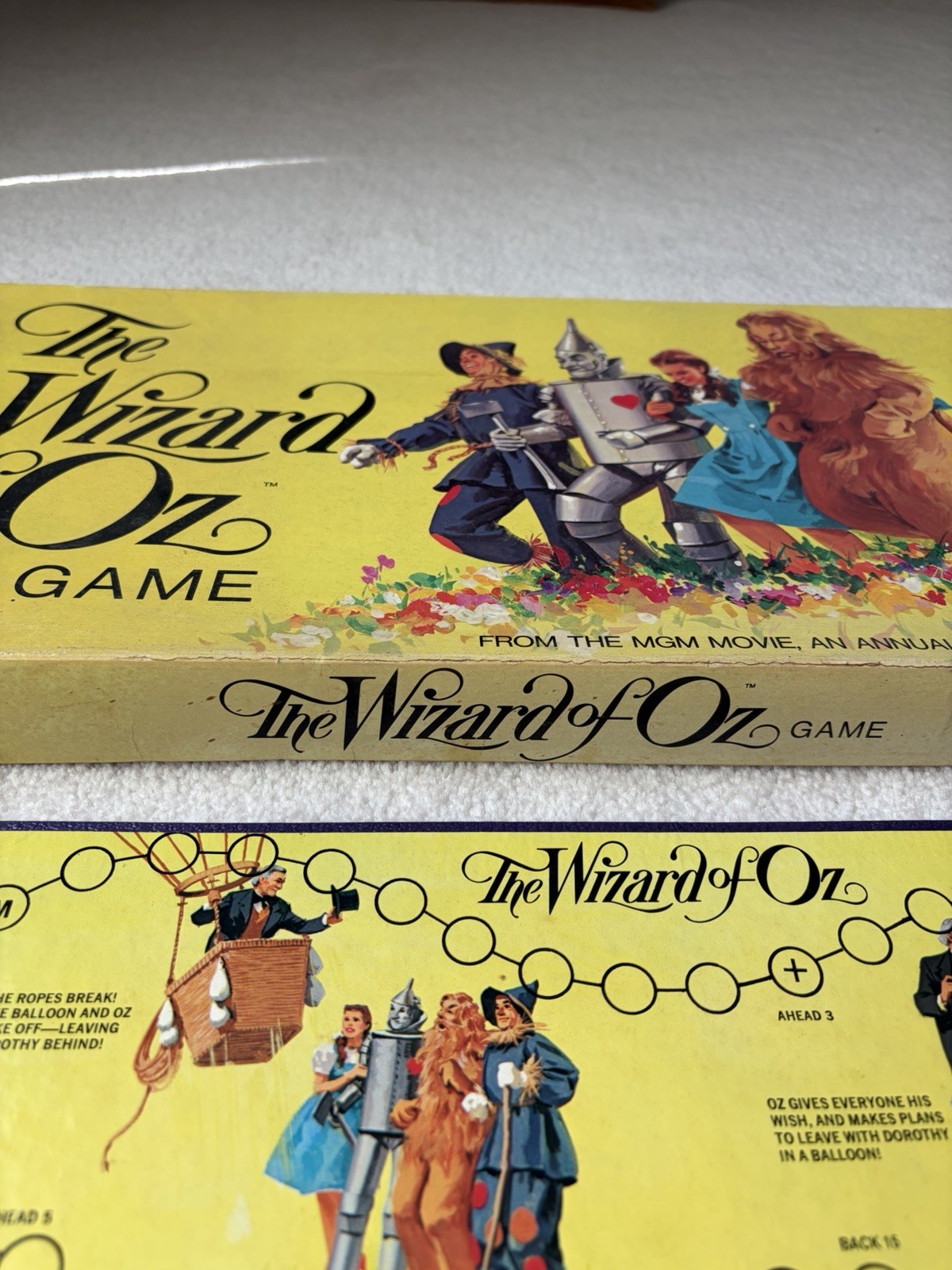 Vintage 1974 Cadaco Wizard of Oz Board Game No 406 Complete MGM Movie Classic