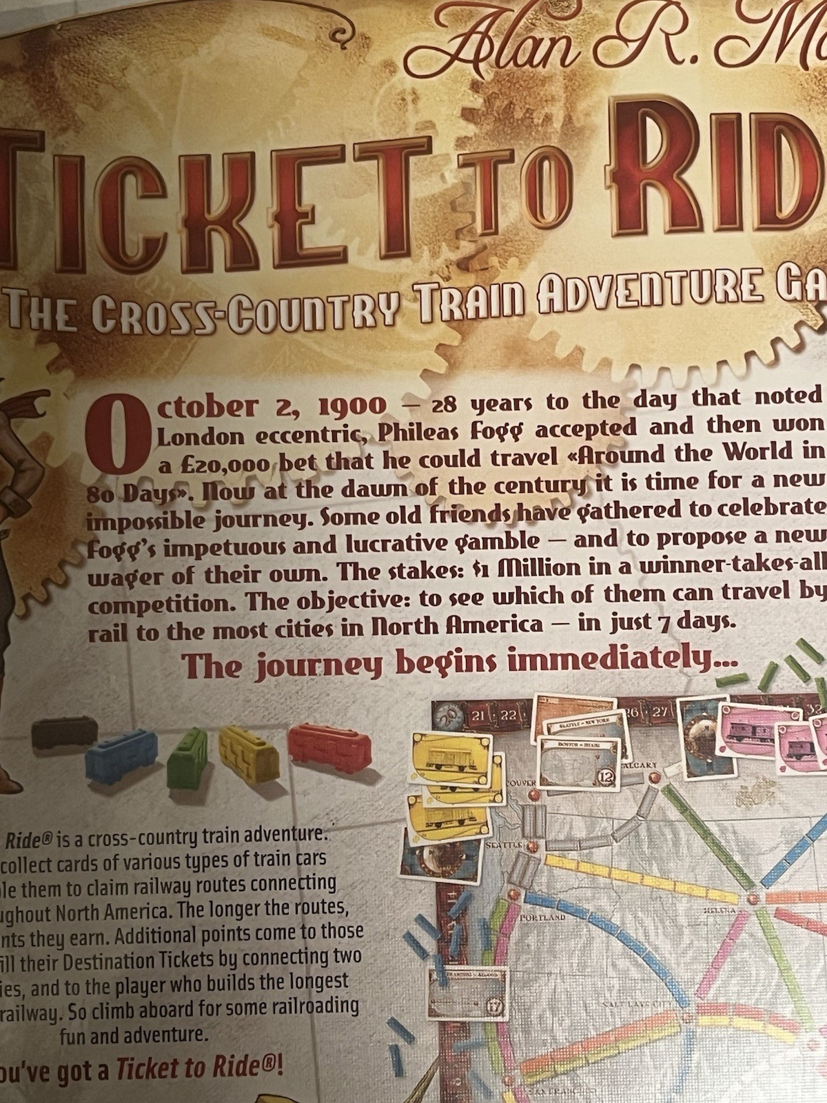 [NEW SEALED] Ticket To Ride Board Game – Days Of Wonder / Alan R. Moon