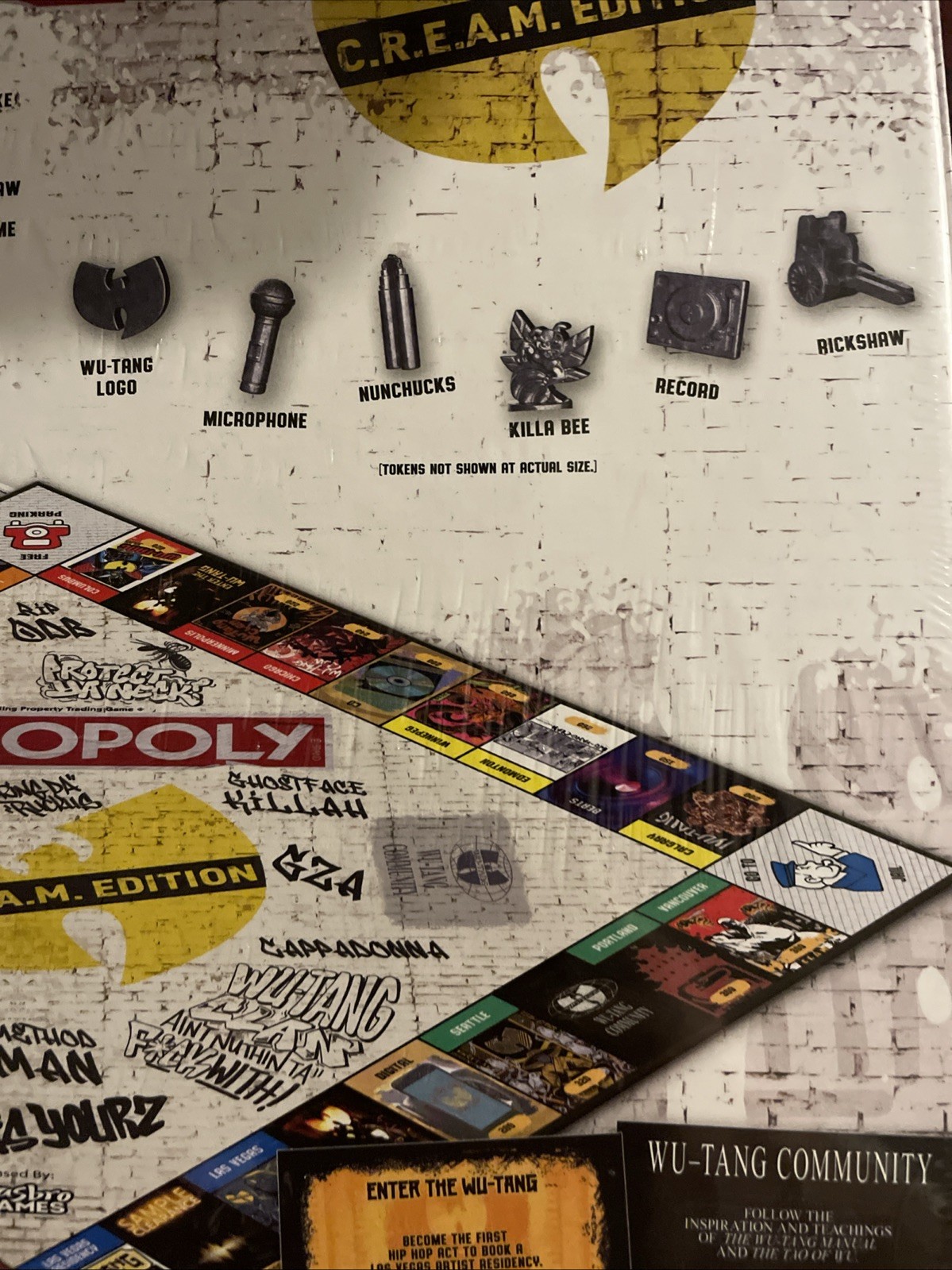 💥 WU TANG: OFFICIAL MONOPOLY® Board Game LIMITED EDITION SOLDOUT🆕️☑️ SHIPS NOW
