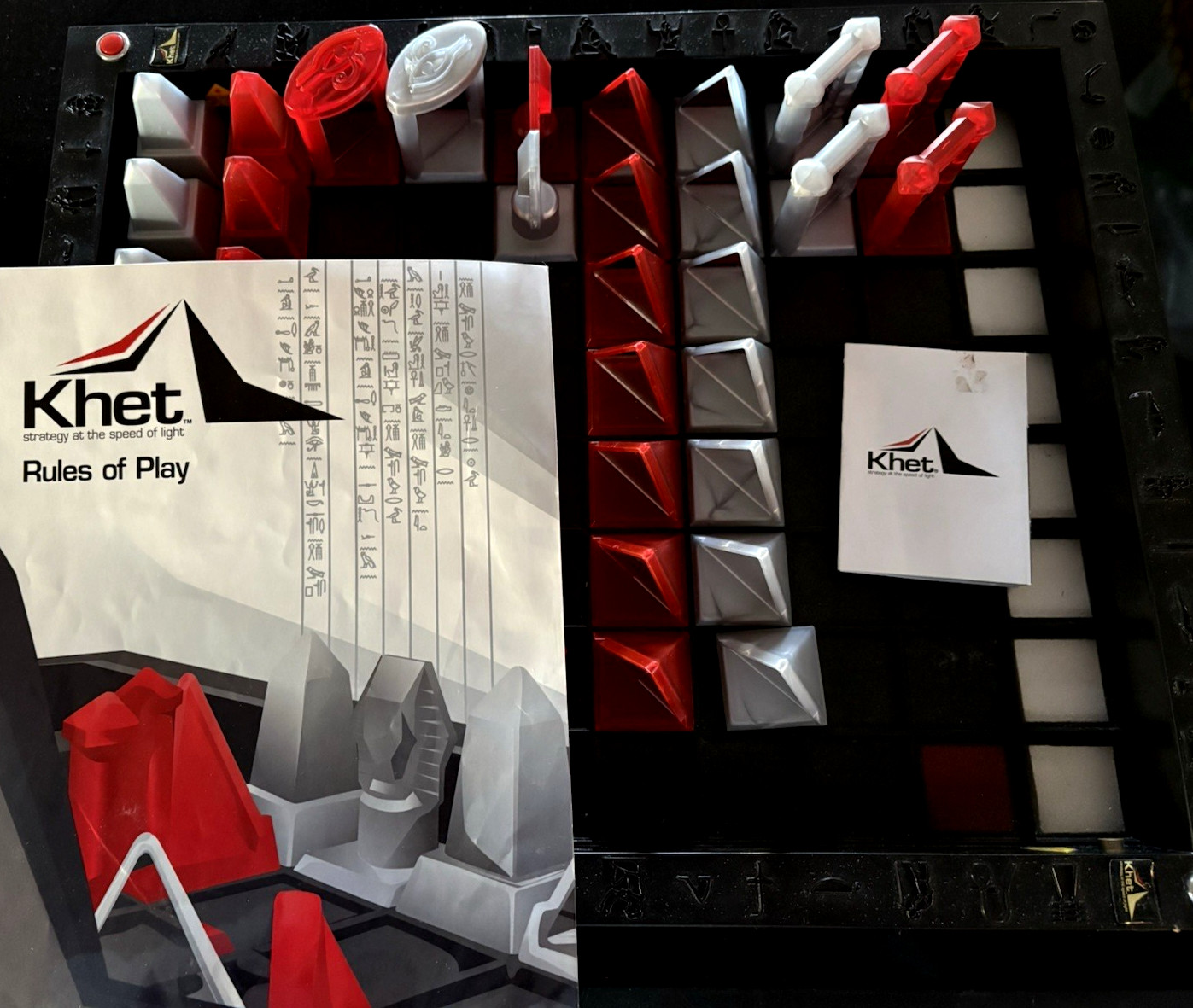 Khet The Laser Game Innovention Toys Works 100% Complete includes Beam Splitters