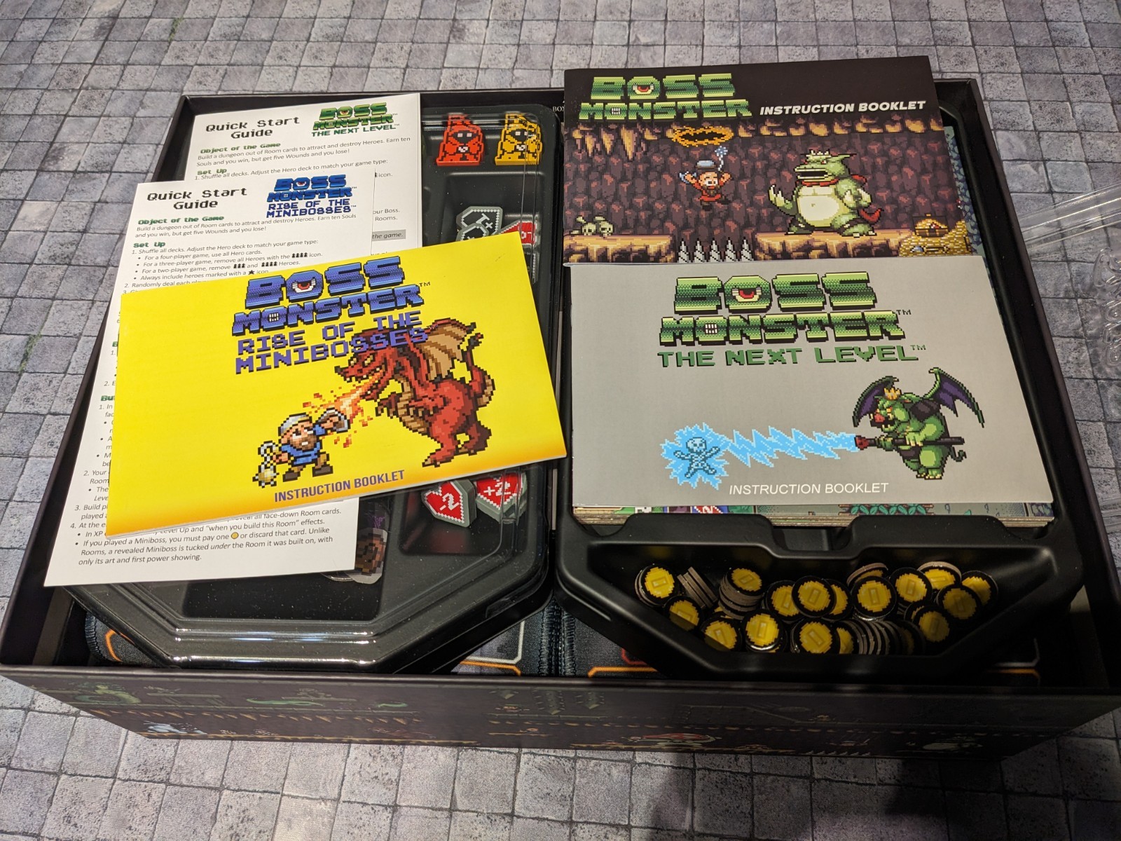 Boss Monster Kickstarter Collection: UIltimate Starter Set Pledge New & Unplayed